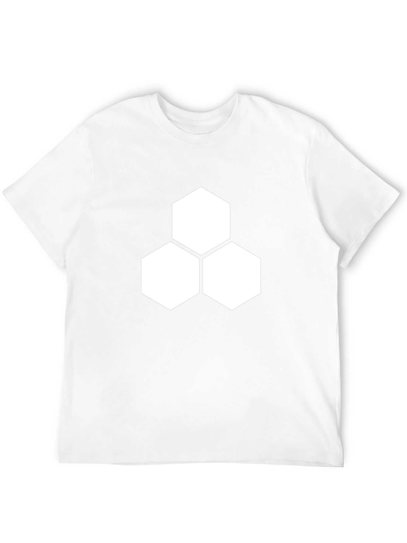 Geometric Hexagon T-Shirt - Modern Minimalist Design