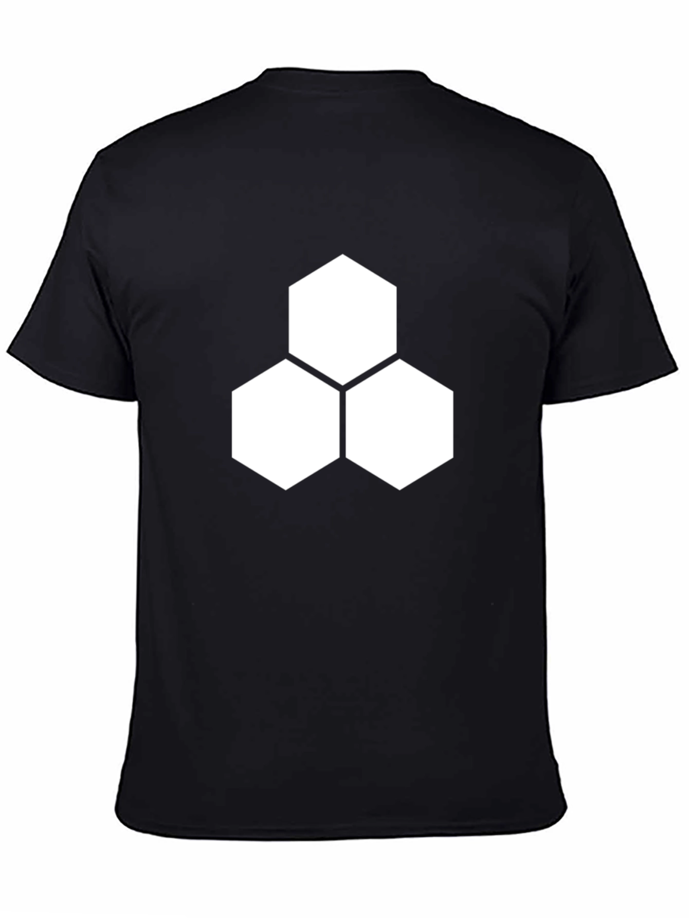 Geometric Hexagon T-Shirt - Modern Minimalist Design