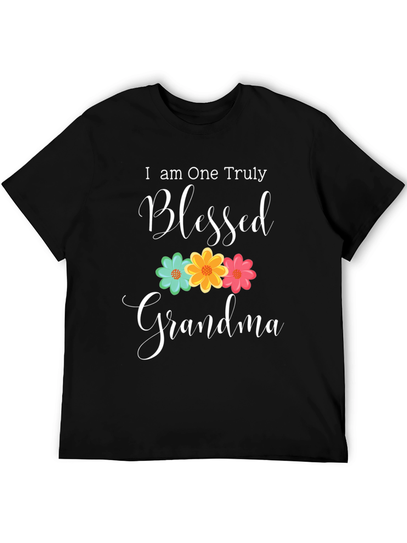 Blessed Grandma Floral Graphic Tee