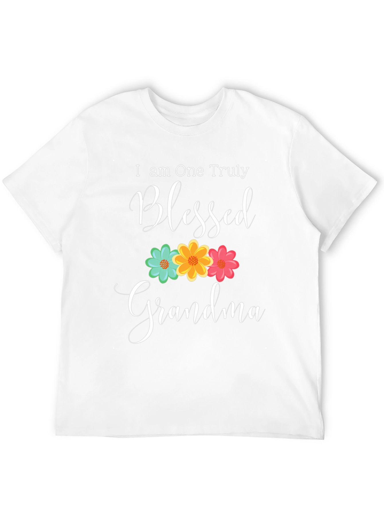 Blessed Grandma Floral Graphic Tee