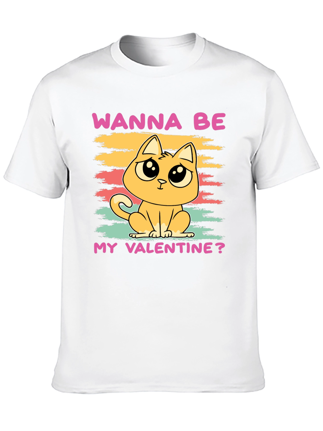 Wanna Be My Valentine? Cat T-Shirt