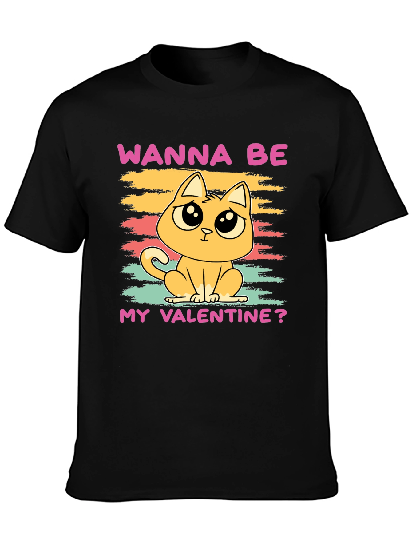 Wanna Be My Valentine? Cat T-Shirt