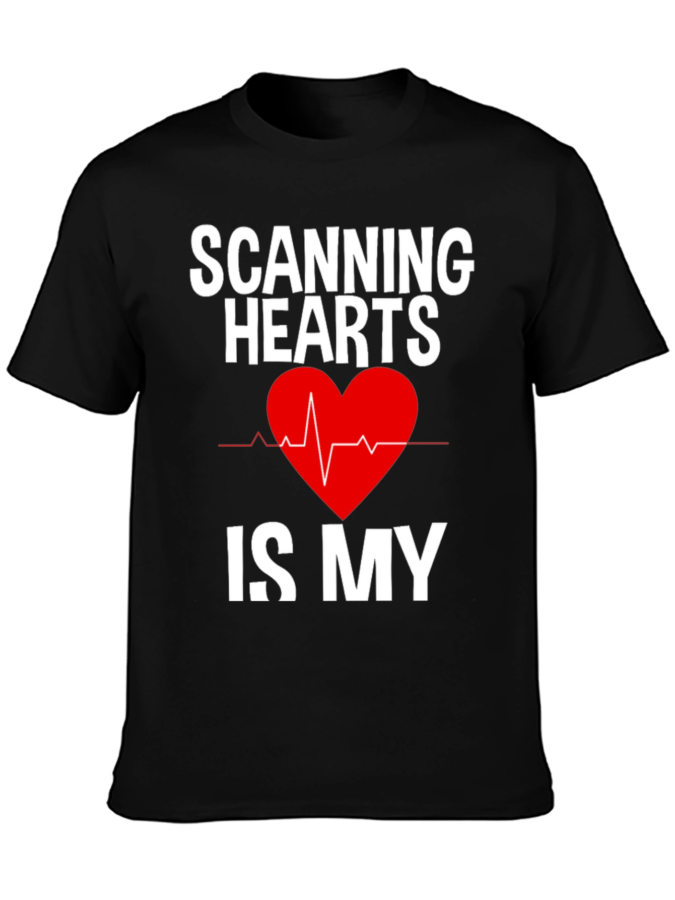 Scanning Hearts T-Shirt - Medical Profession Tee