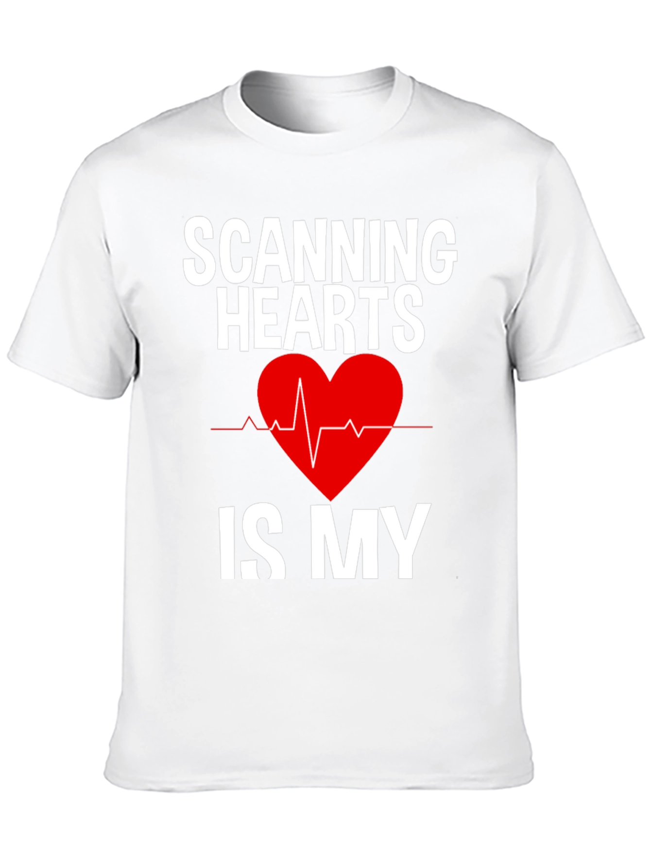 Scanning Hearts T-Shirt - Medical Profession Tee