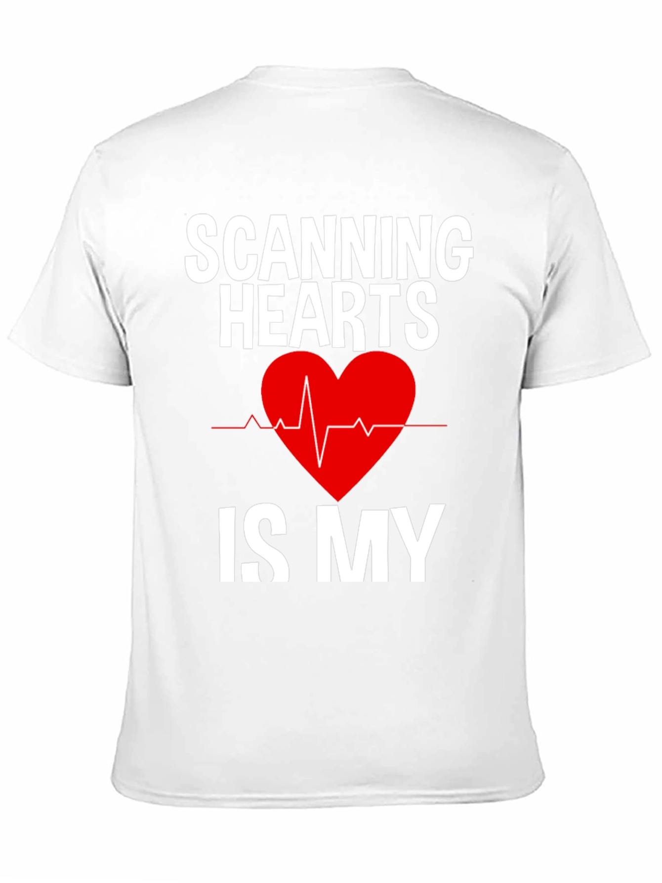 Scanning Hearts T-Shirt - Medical Profession Tee