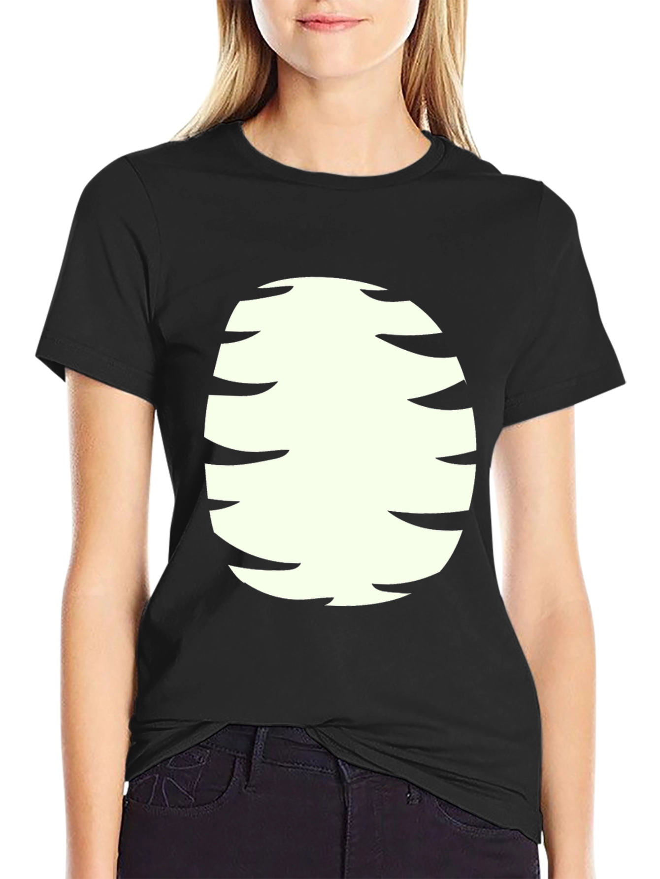 Funny Cartoon Character Belly T-Shirt
