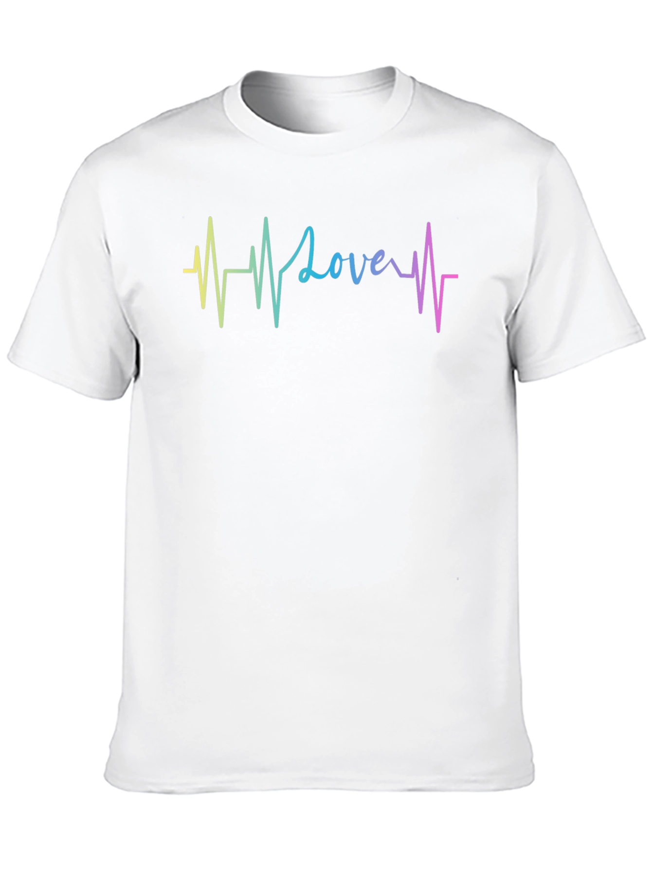 Love Heartbeat Graphic Tee - Stylish Unisex T-Shirt
