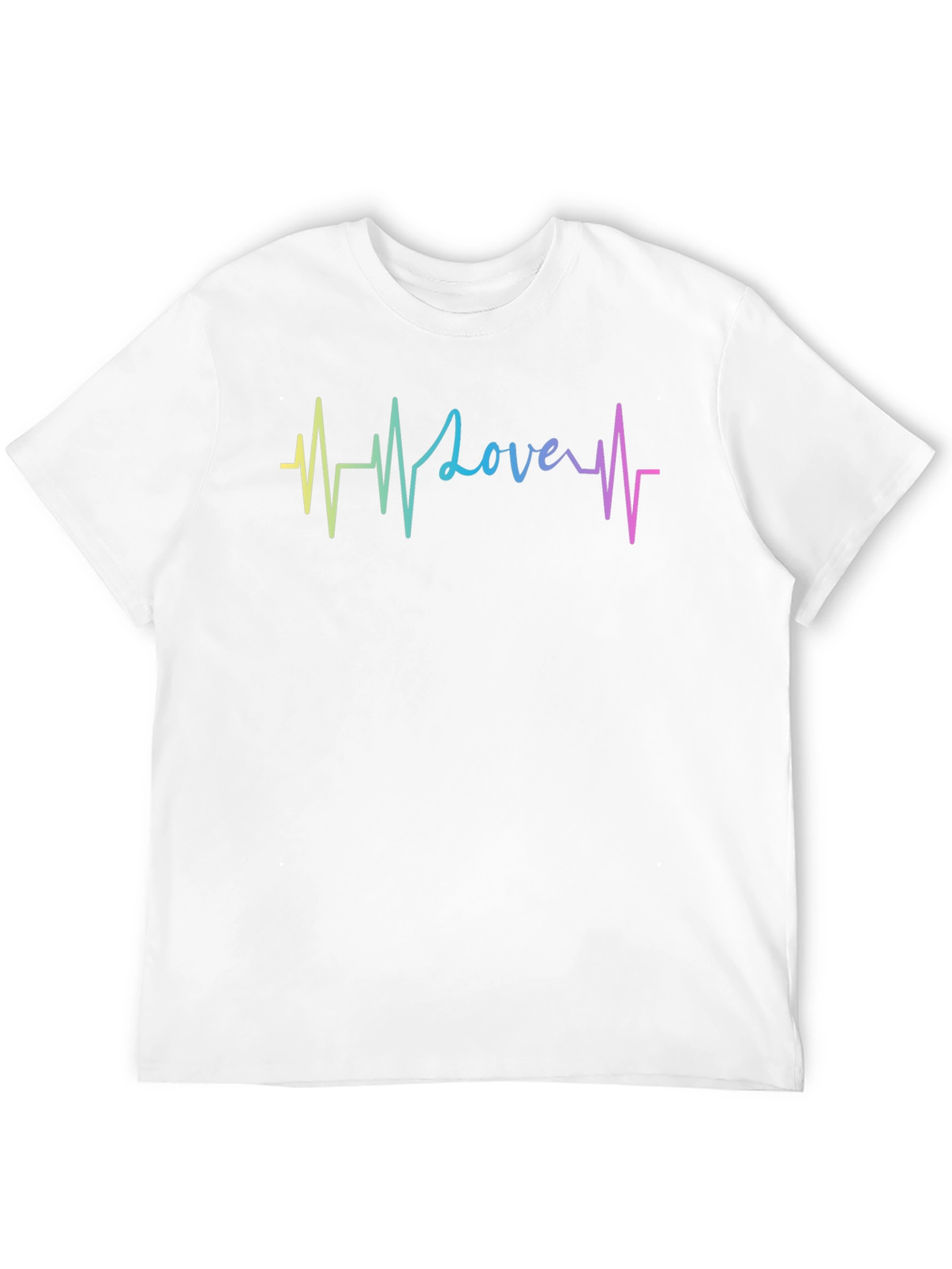 Love Heartbeat Graphic Tee - Stylish Unisex T-Shirt