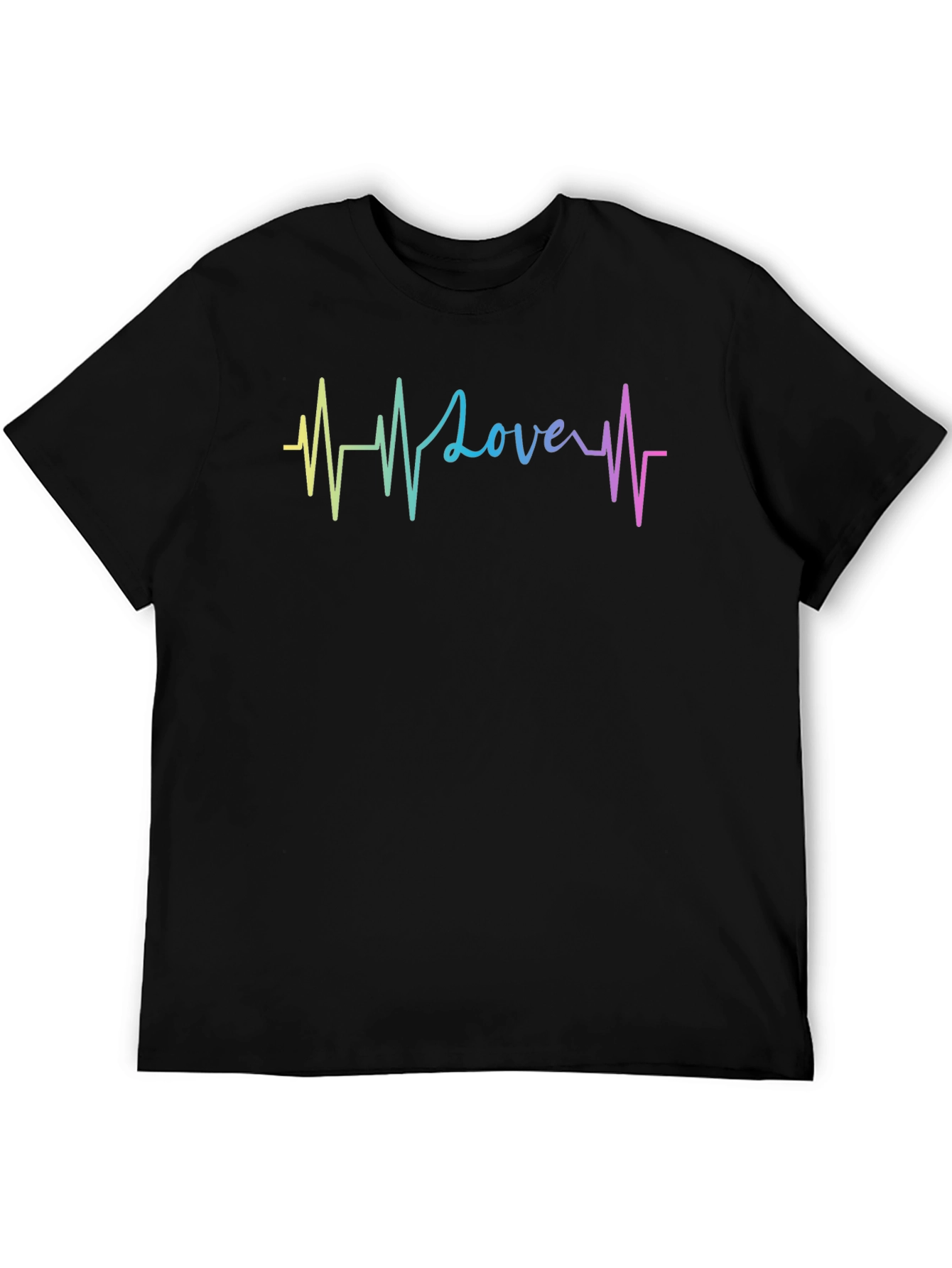Love Heartbeat Graphic Tee - Stylish Unisex T-Shirt