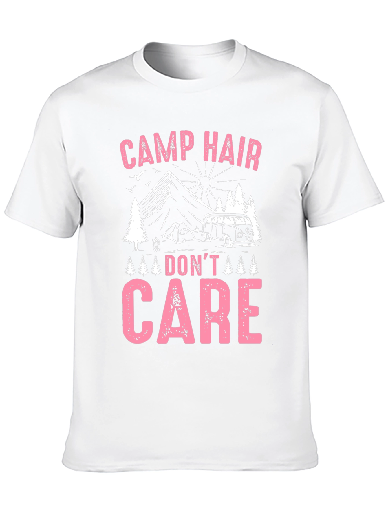 Camp Hair Dont Care Graphic Tee