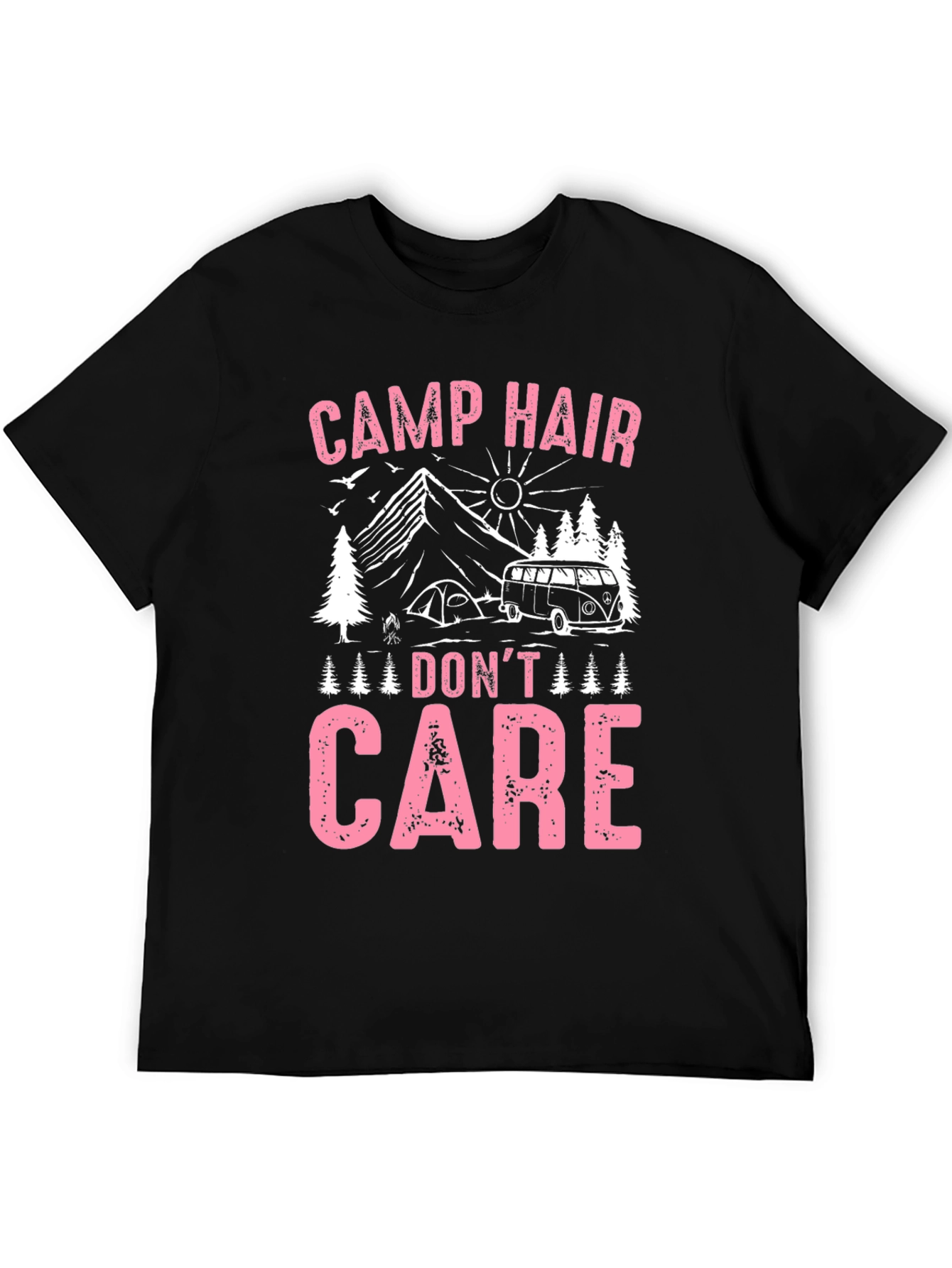 Camp Hair Dont Care Graphic Tee