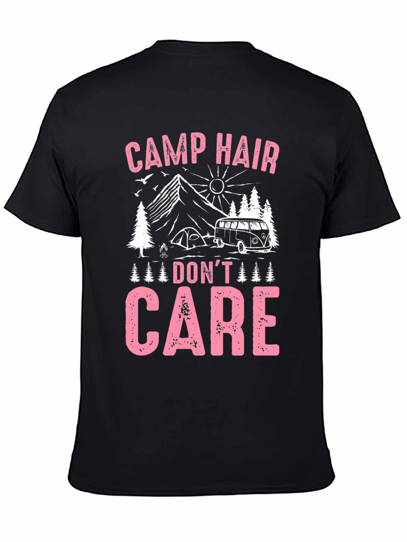 Camp Hair Dont Care Graphic Tee