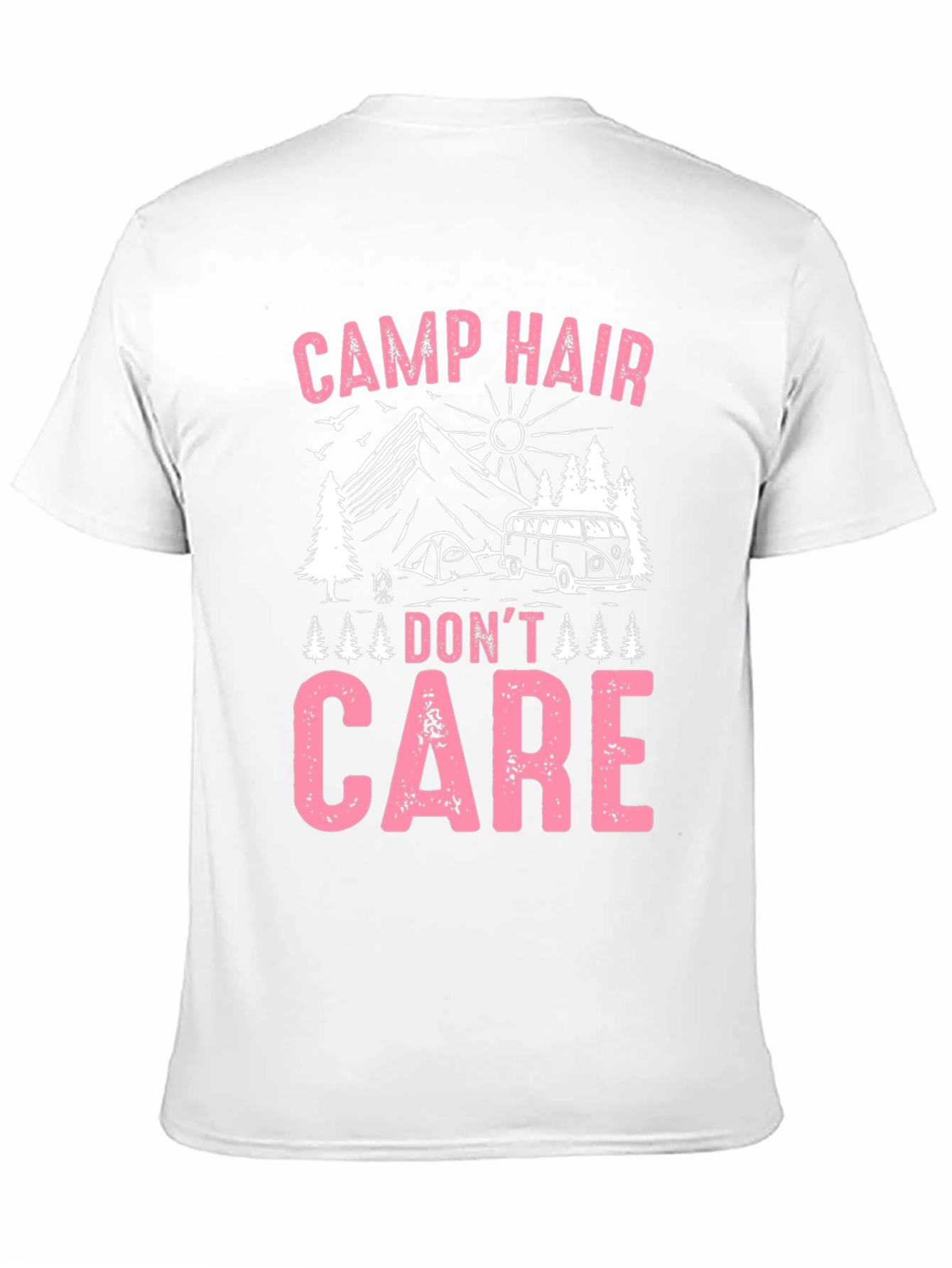 Camp Hair Dont Care Graphic Tee