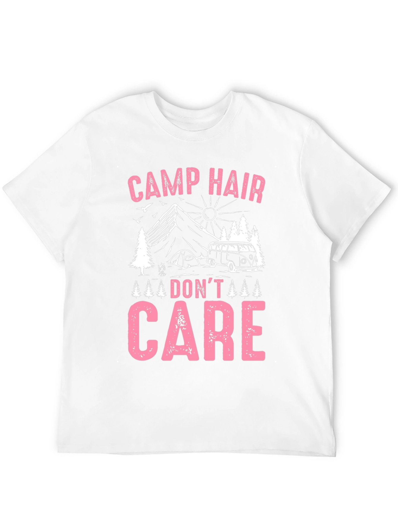 Camp Hair Dont Care Graphic Tee