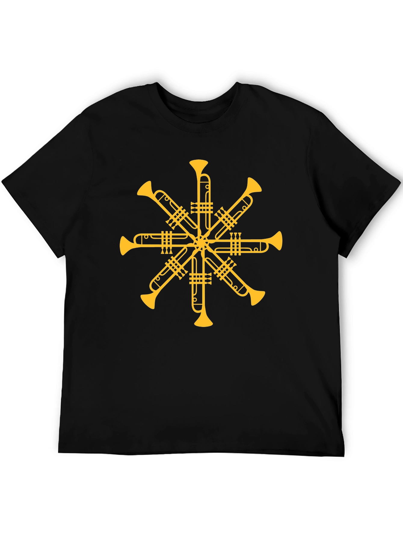 Trumpet Starburst T-Shirt - Musician Graphic Tee