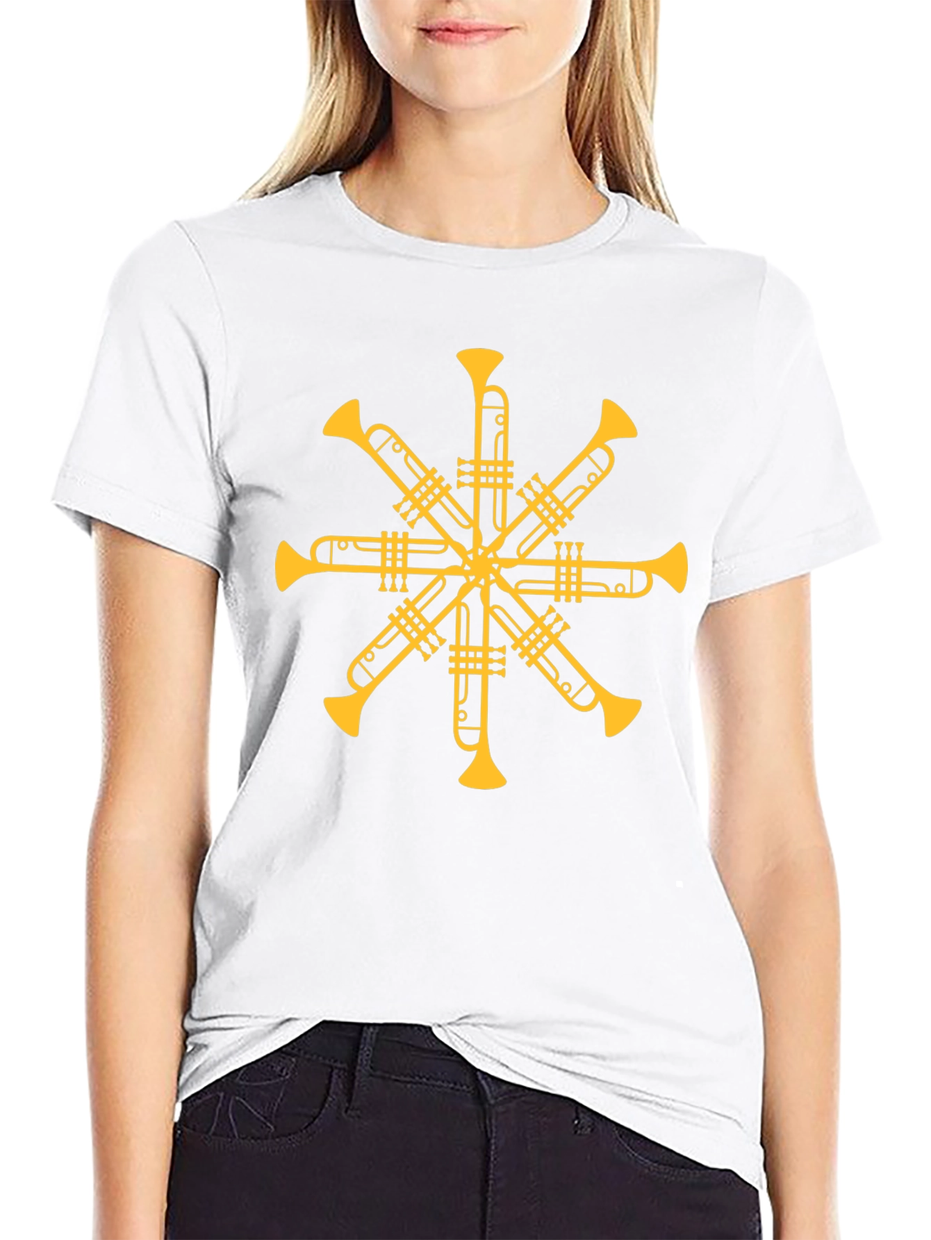 Trumpet Starburst T-Shirt - Musician Graphic Tee