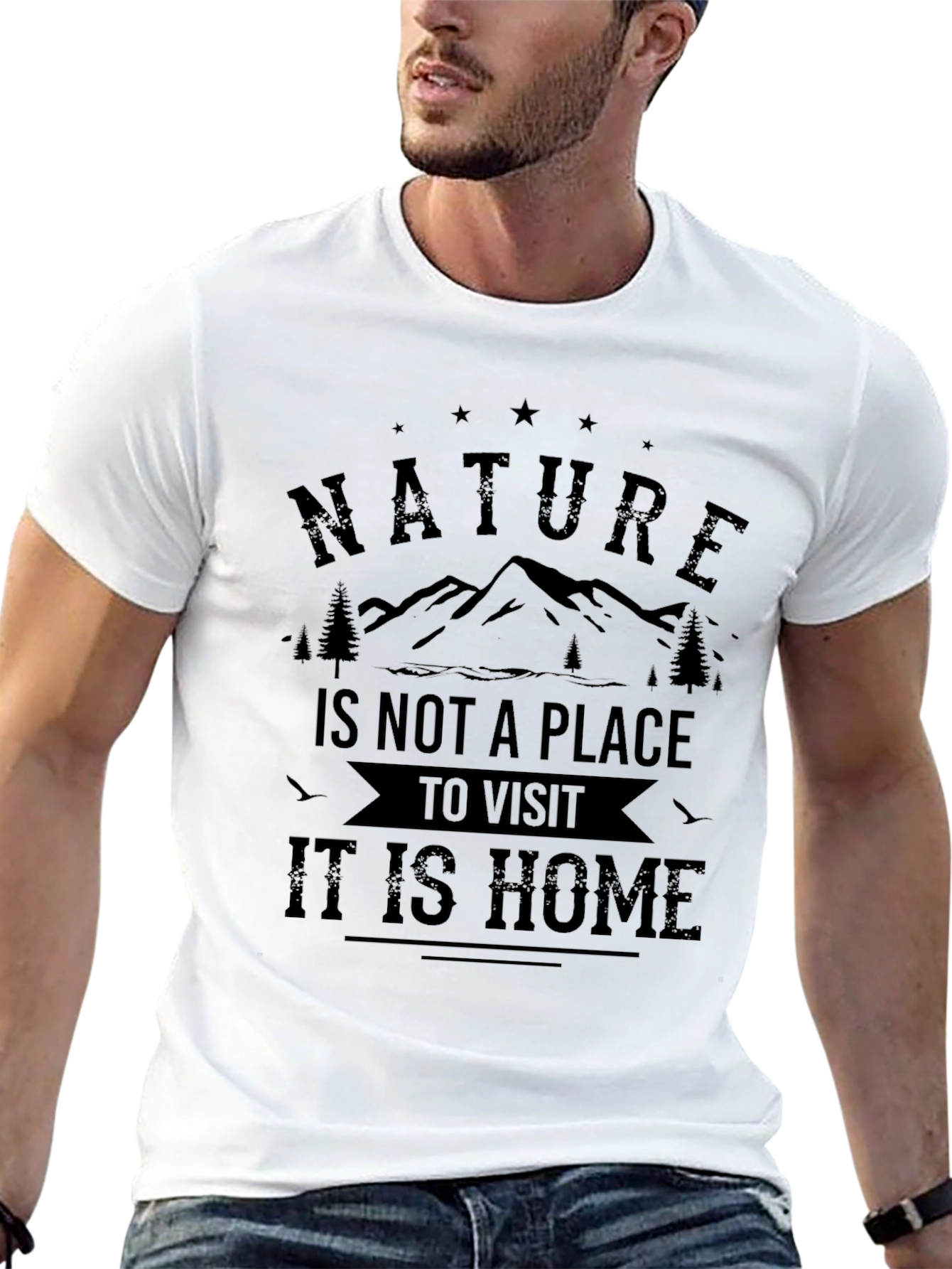 Nature is Home Graphic T-Shirt