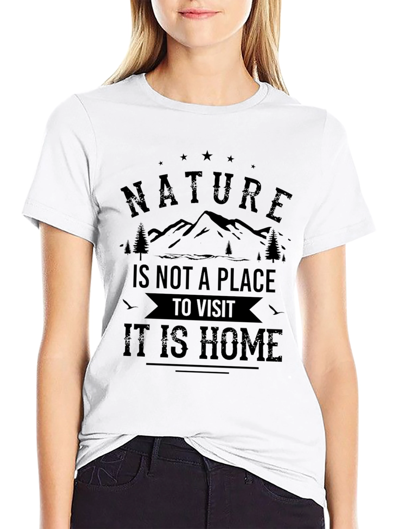 Nature is Home Graphic T-Shirt