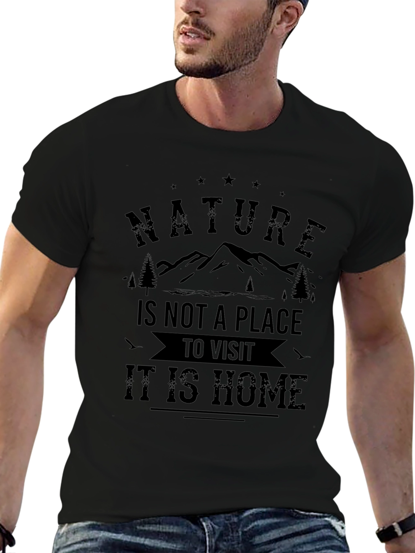 Nature is Home Graphic T-Shirt