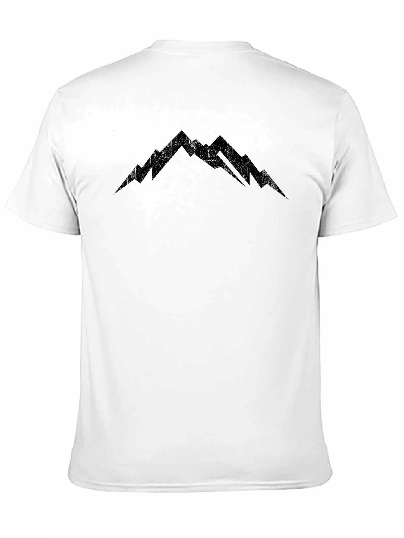 Mountain Peak Graphic Tee - Black Casual Shirt