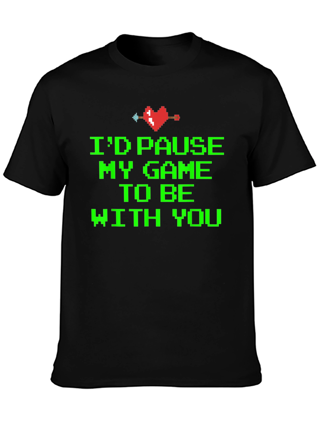 Gamer Love T-Shirt - Id Pause My Game