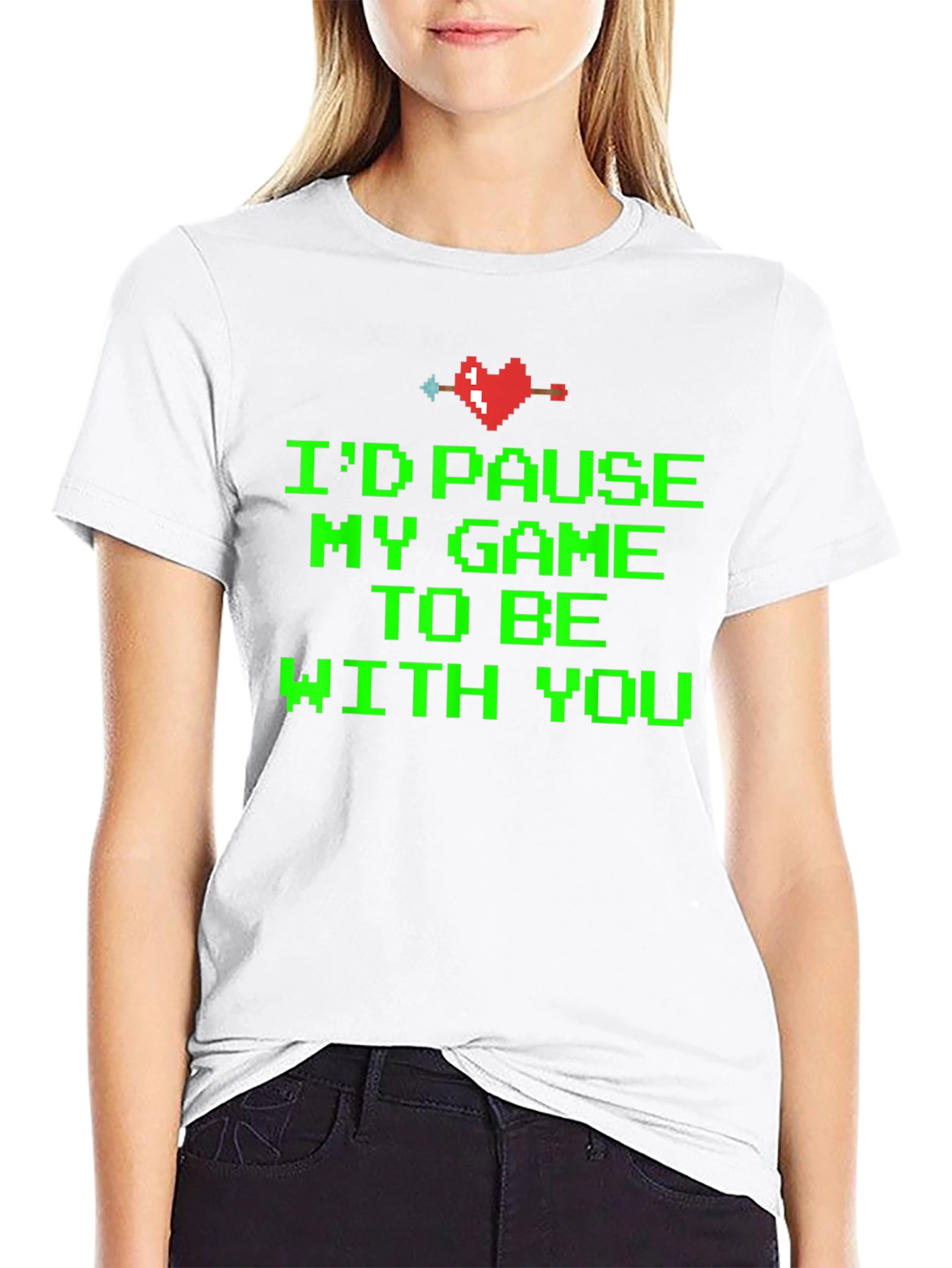 Gamer Love T-Shirt - Id Pause My Game