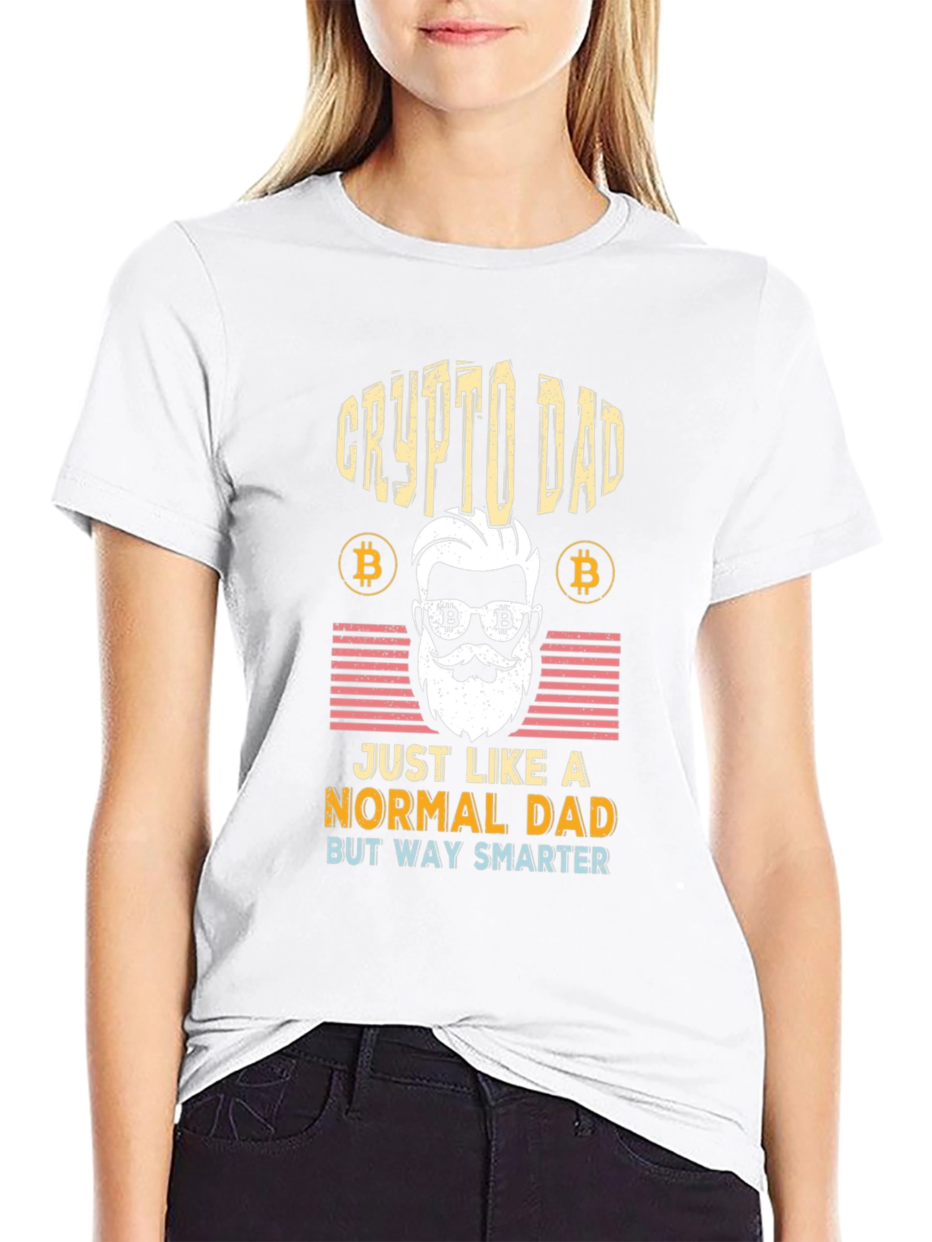Crypto Dad Graphic T-Shirt - Way Smarter Tee