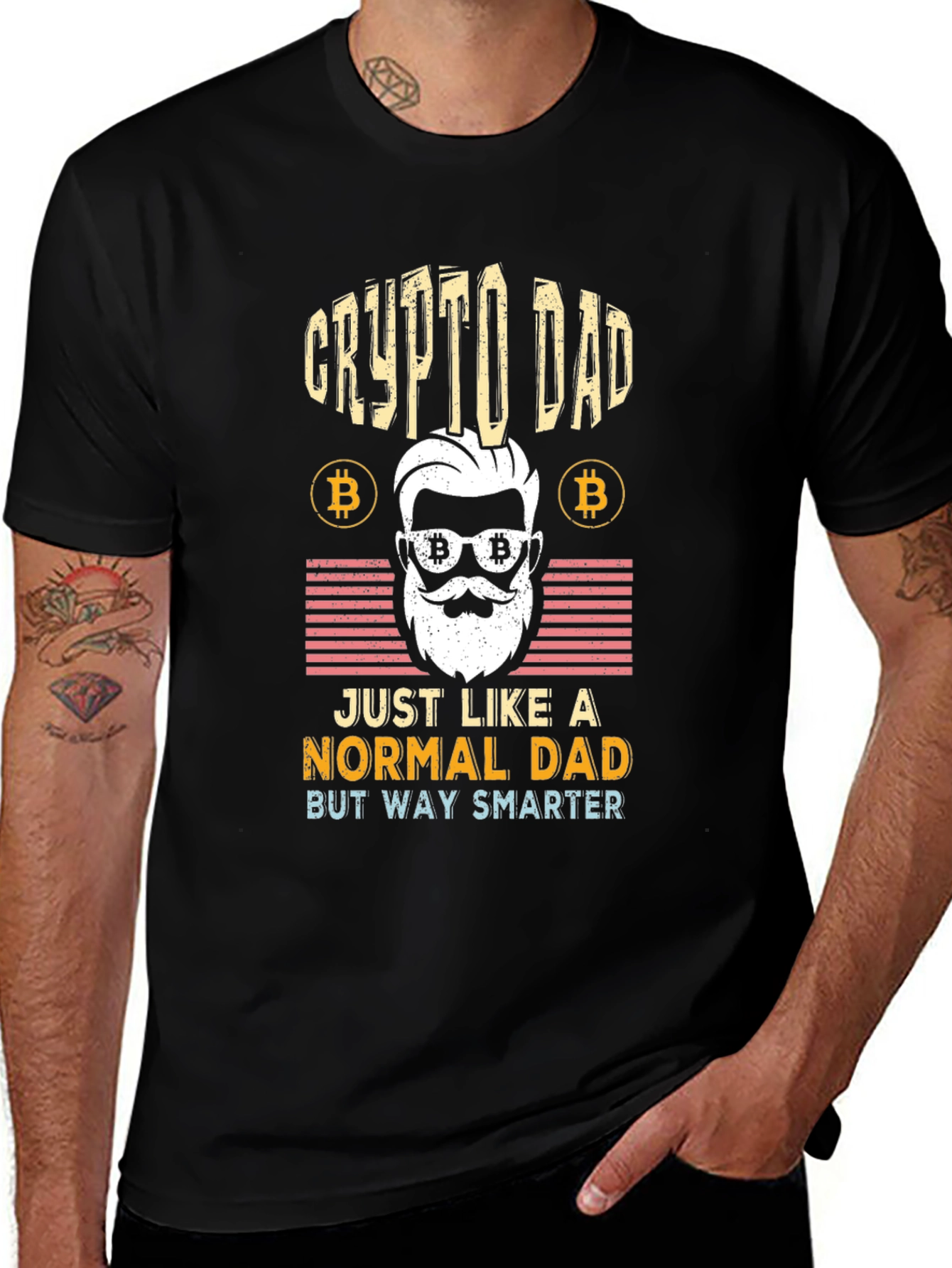 Crypto Dad Graphic T-Shirt - Way Smarter Tee
