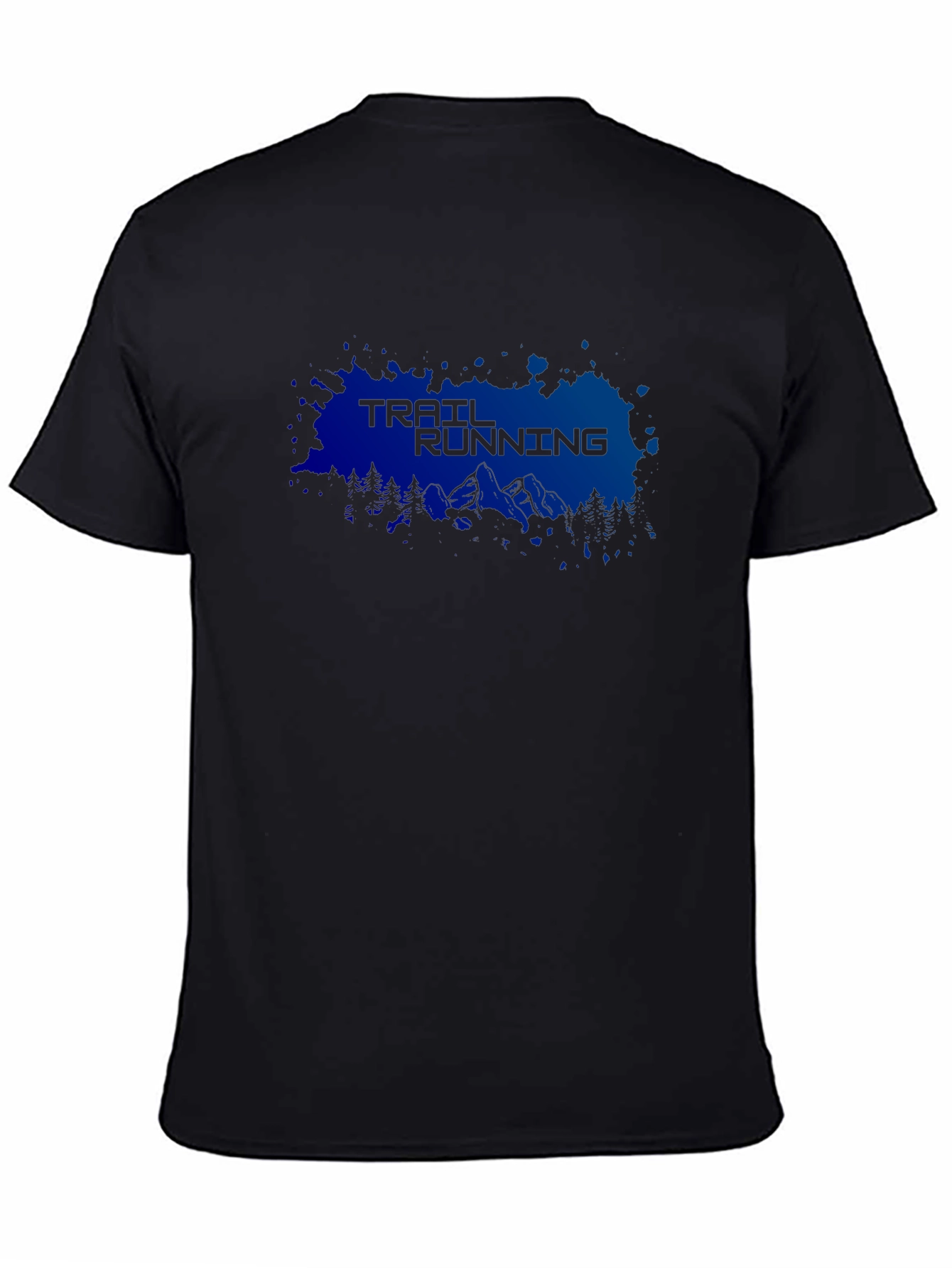 Trail Running Black T-Shirt