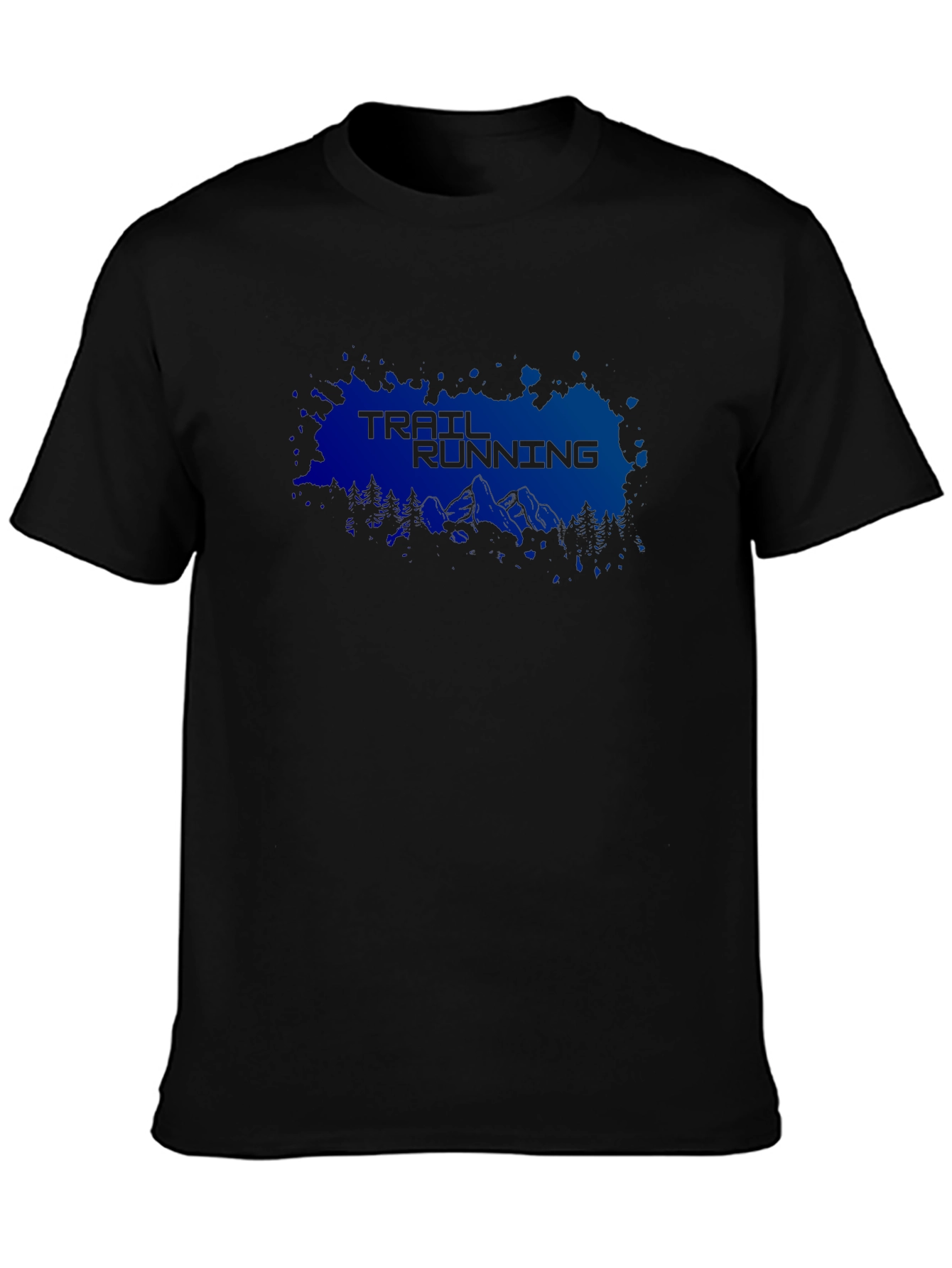 Trail Running Black T-Shirt