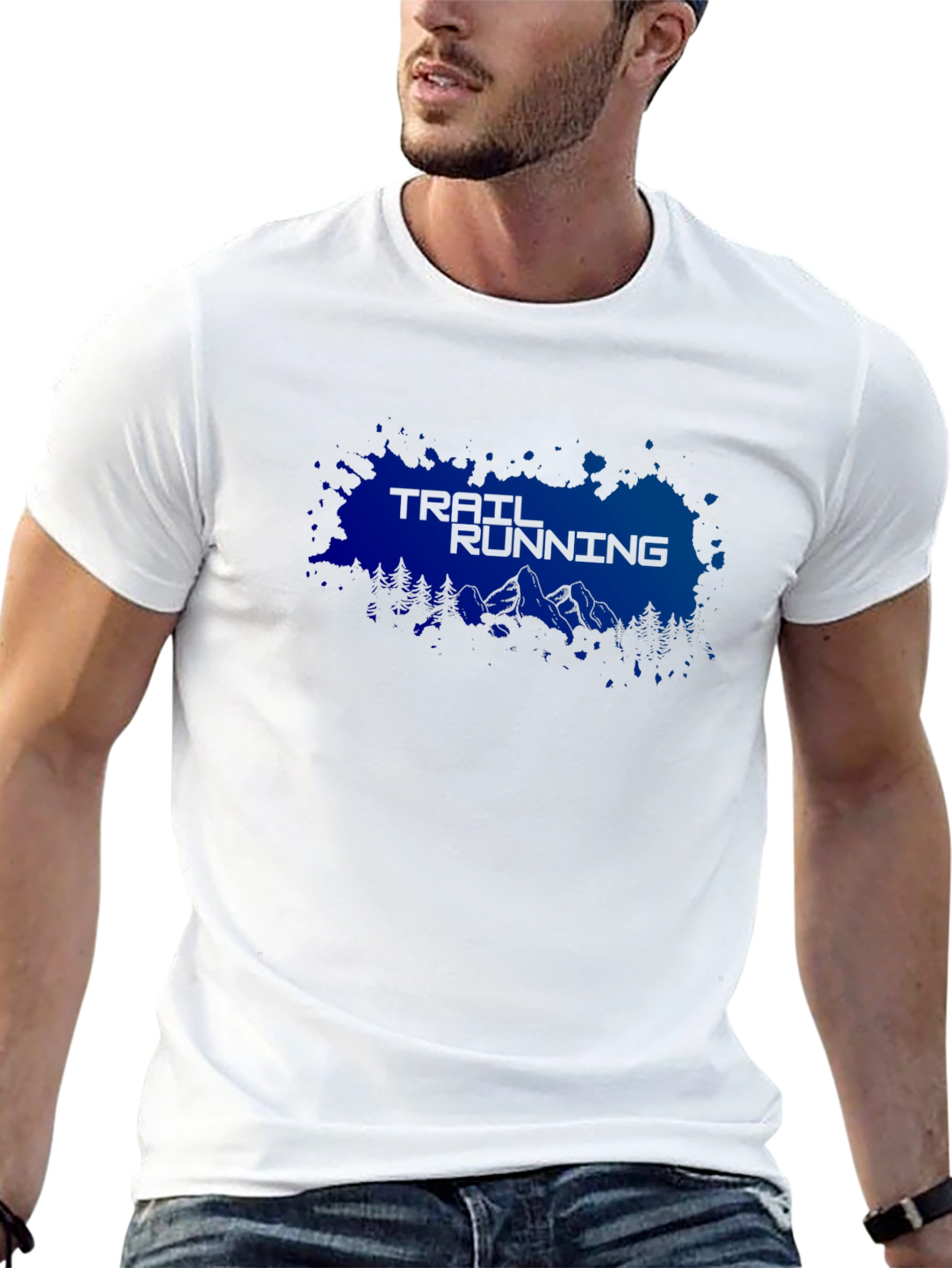 Trail Running Black T-Shirt