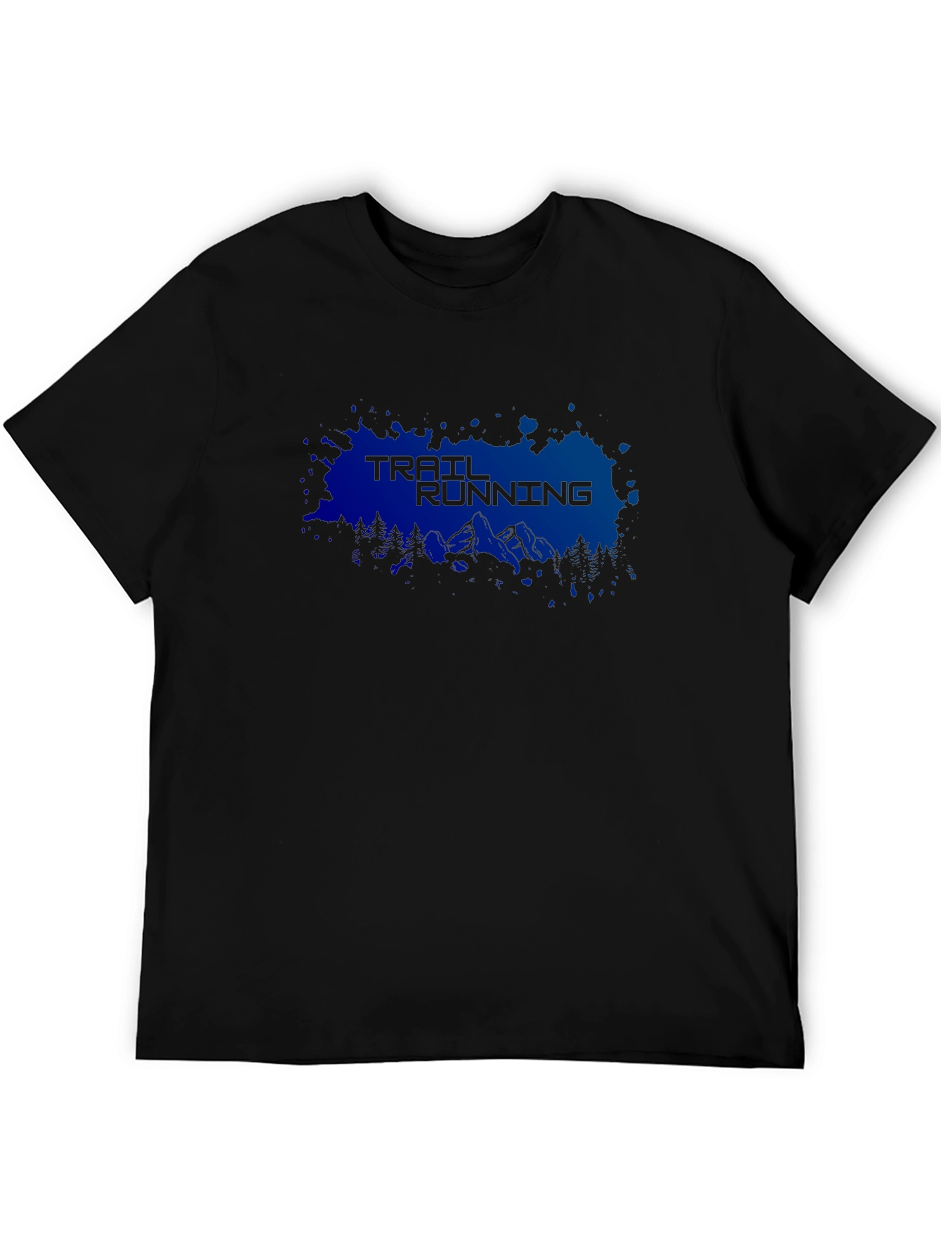 Trail Running Black T-Shirt