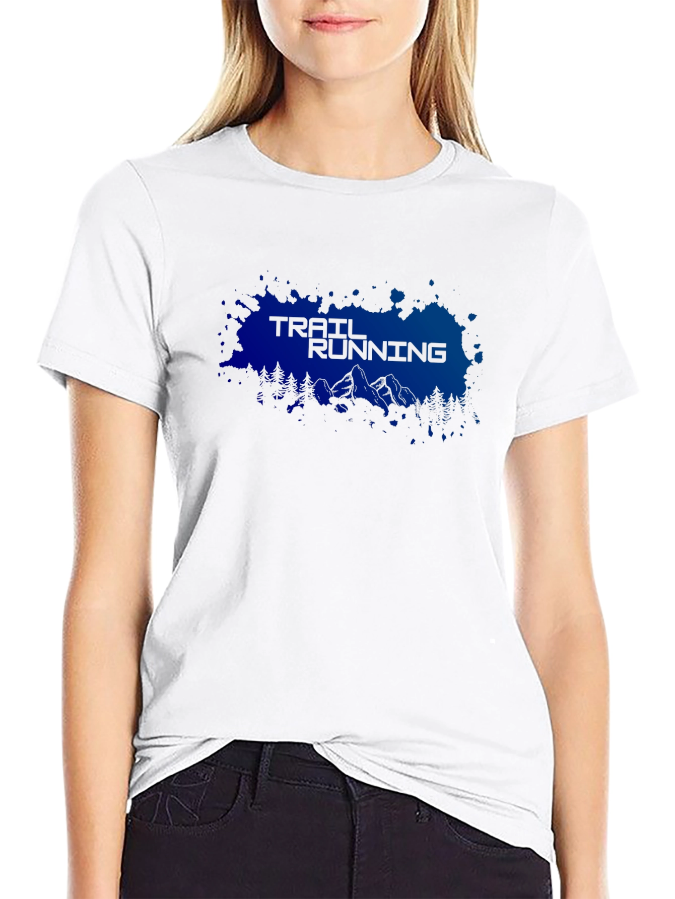Trail Running Black T-Shirt