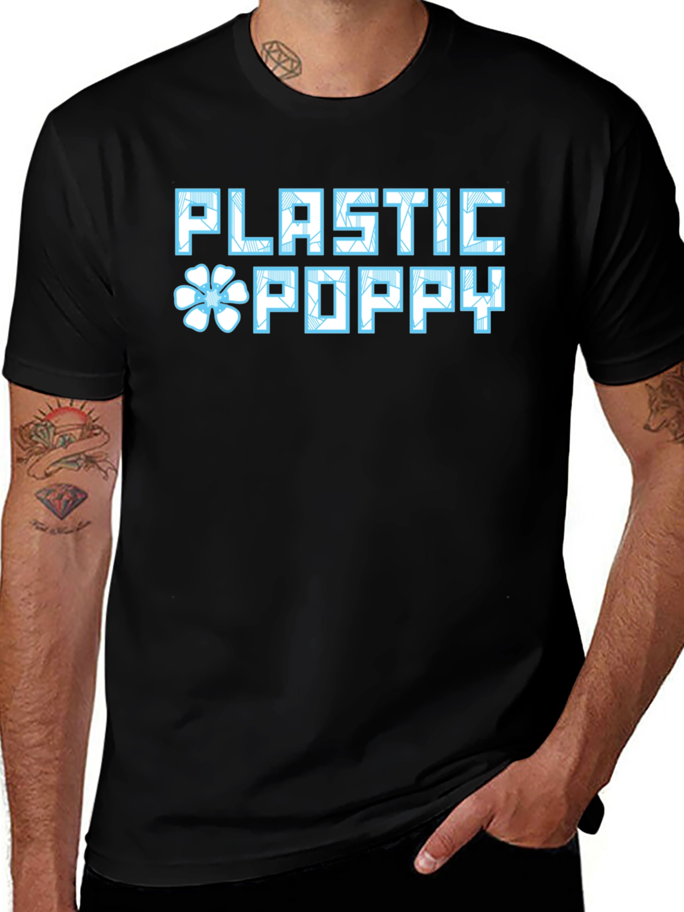 Plastic Poppy Graphic Print T-Shirt