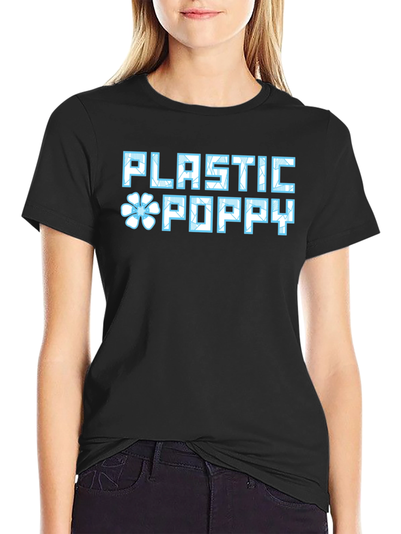 Plastic Poppy Graphic Print T-Shirt