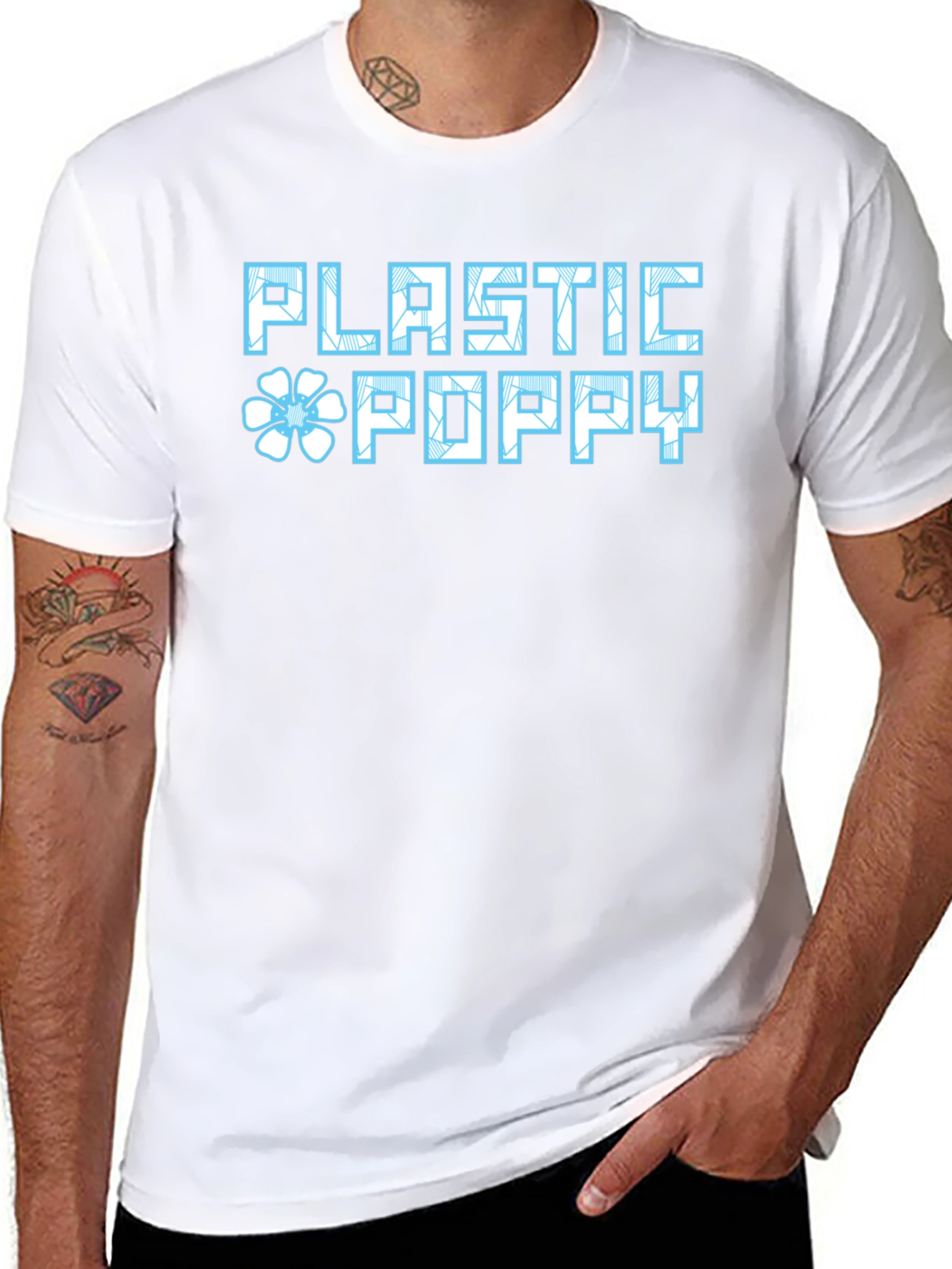 Plastic Poppy Graphic Print T-Shirt