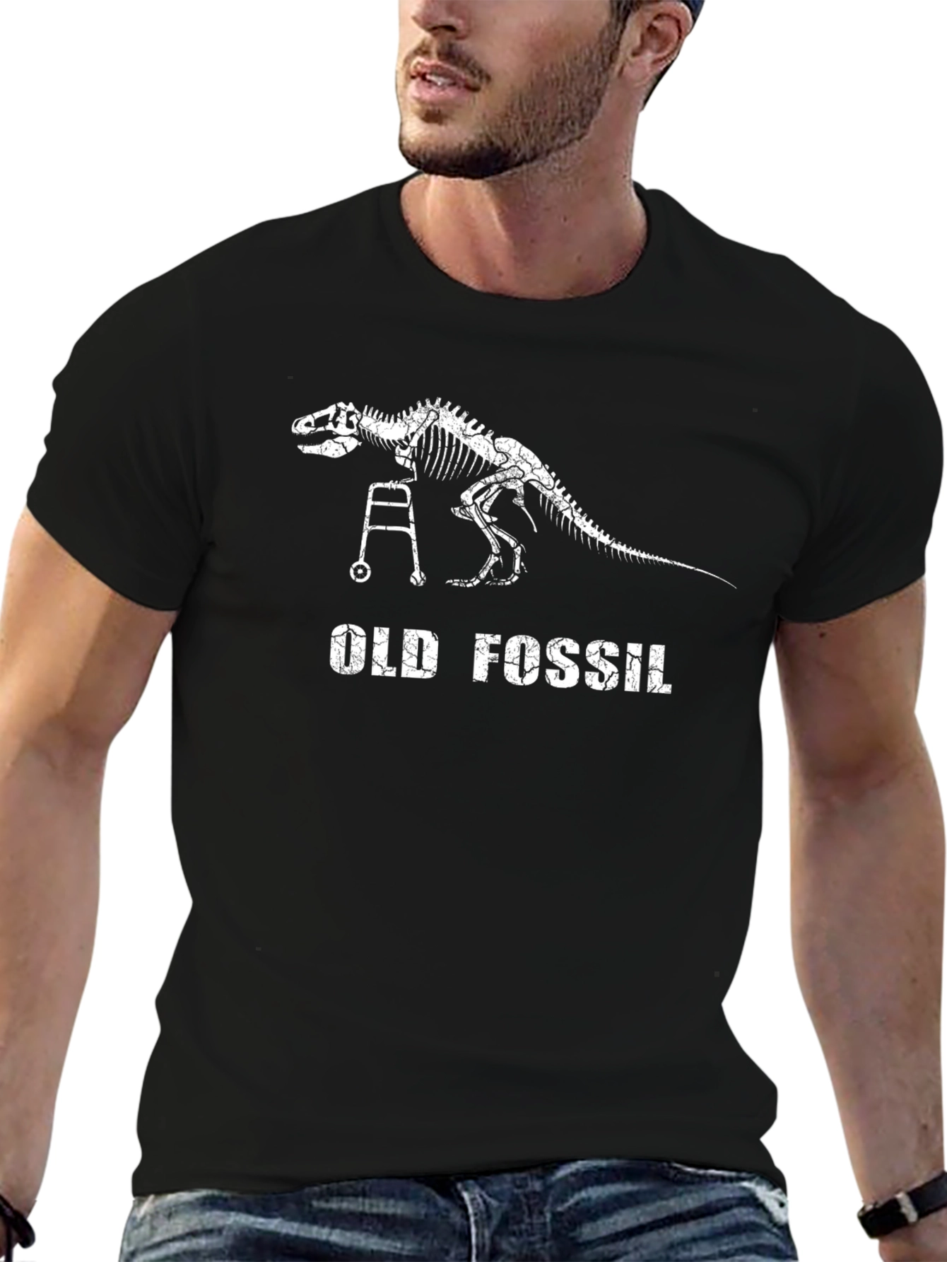 Old Fossil Dinosaur Skeleton T-Shirt