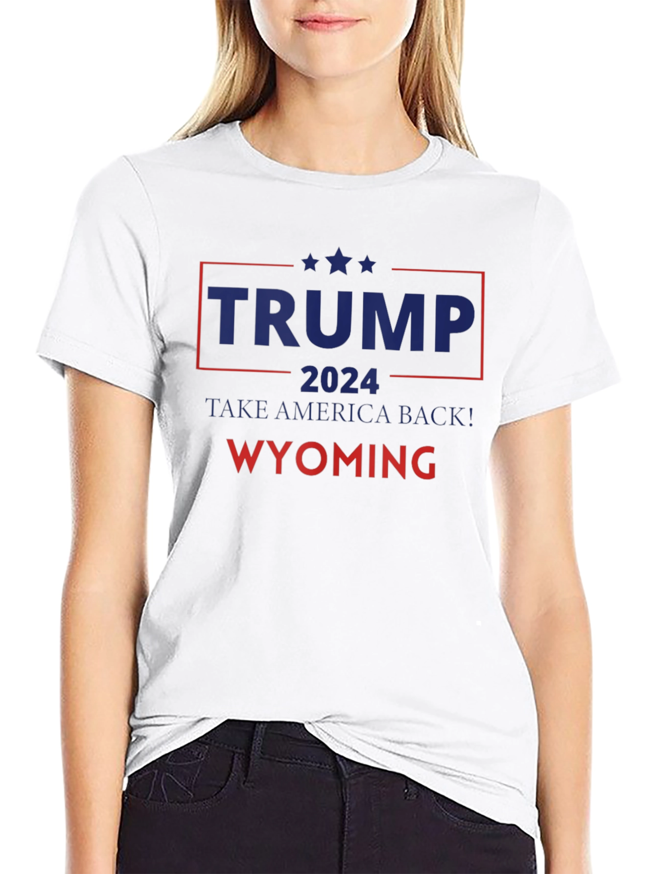 Trump 2024 Take America Back! Wyoming T-Shirt