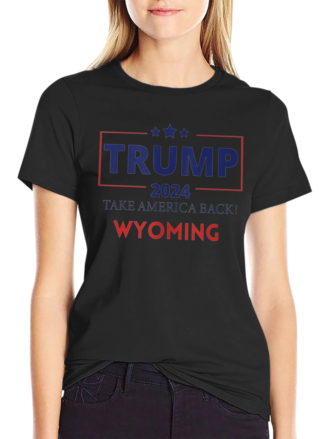 Trump 2024 Take America Back! Wyoming T-Shirt