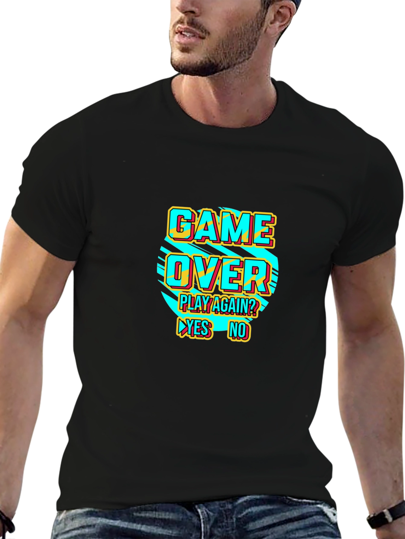 Game Over Play Again? Graphic T-Shirt