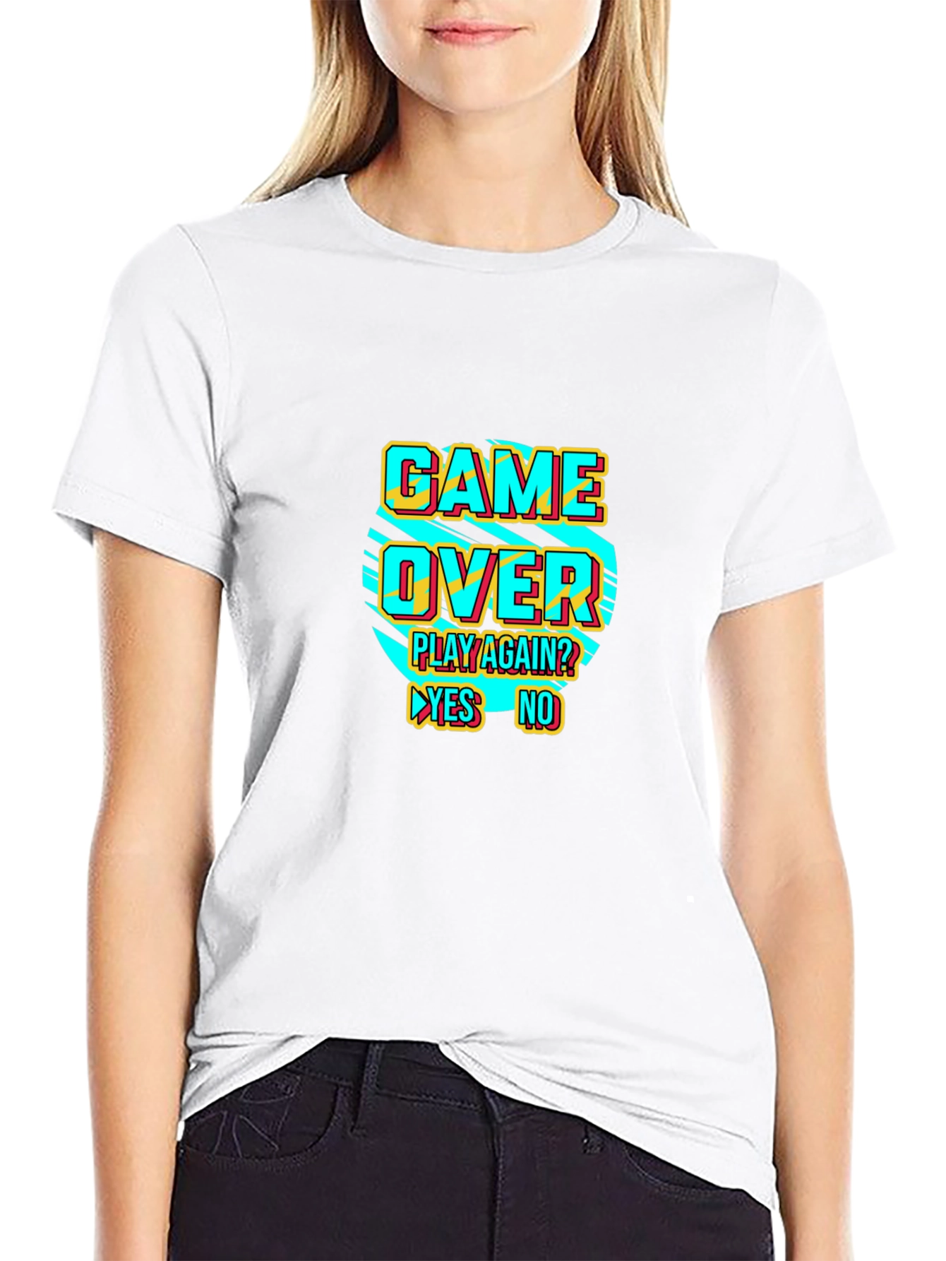 Game Over Play Again? Graphic T-Shirt