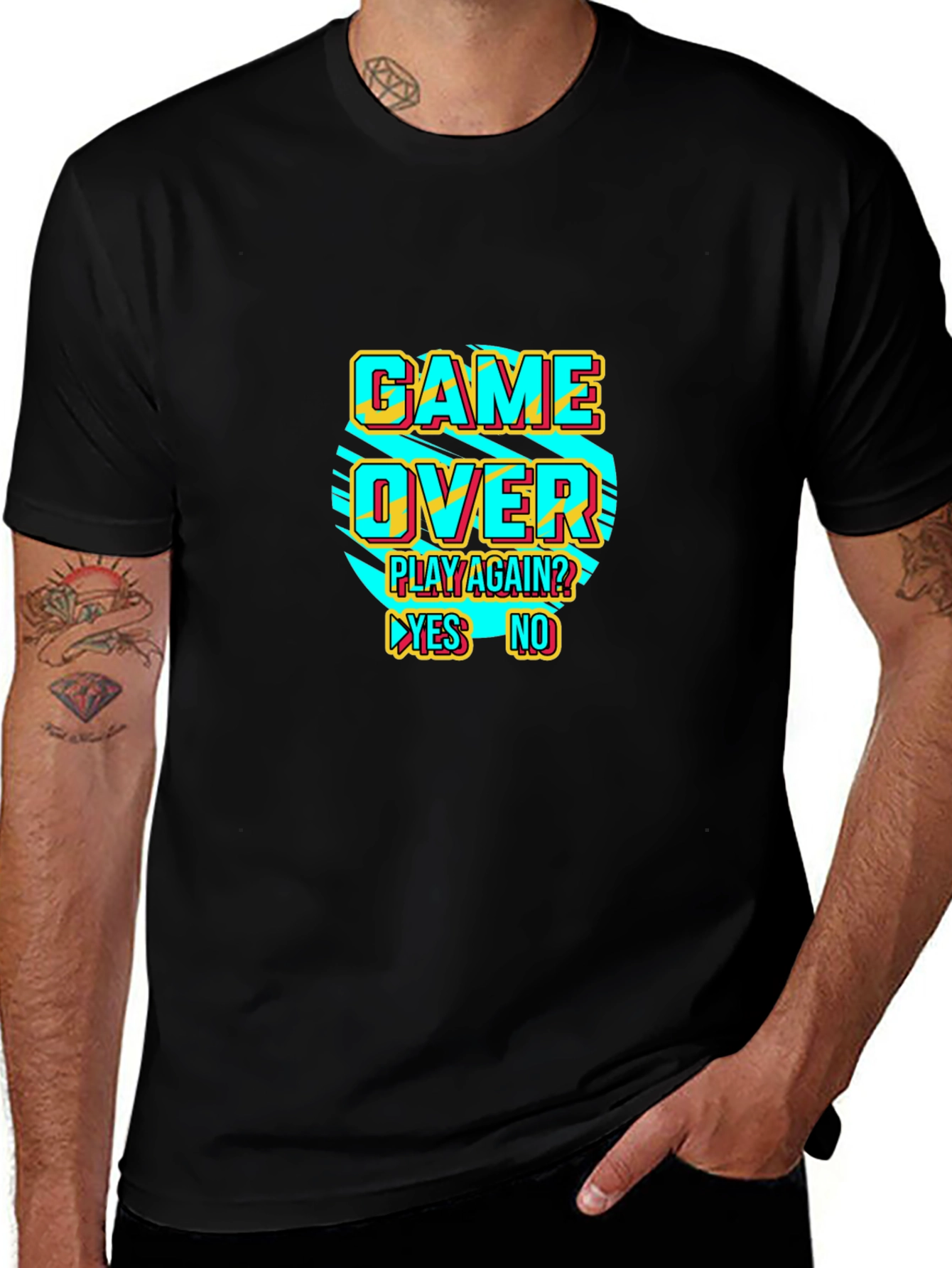 Game Over Play Again? Graphic T-Shirt