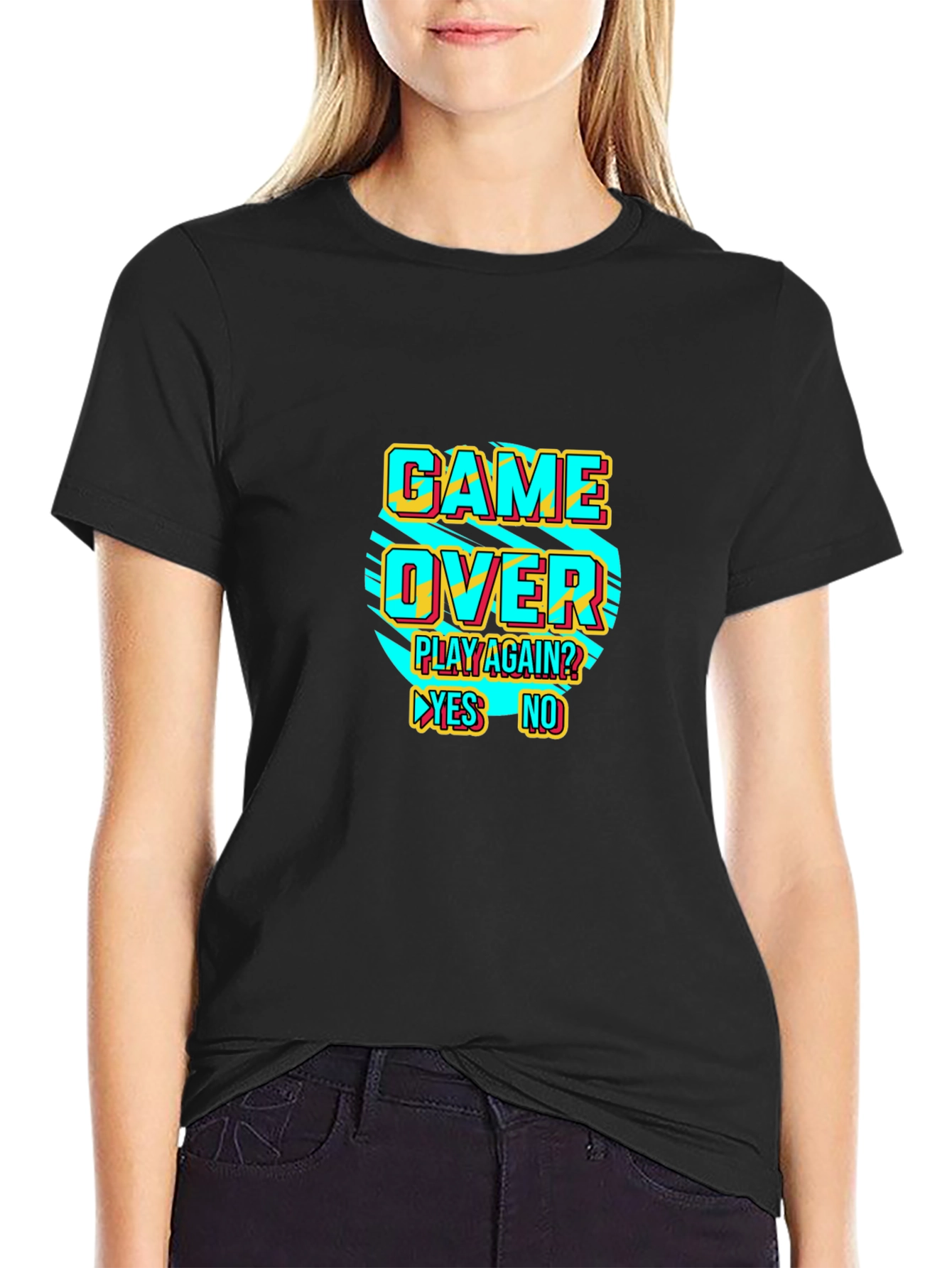 Game Over Play Again? Graphic T-Shirt