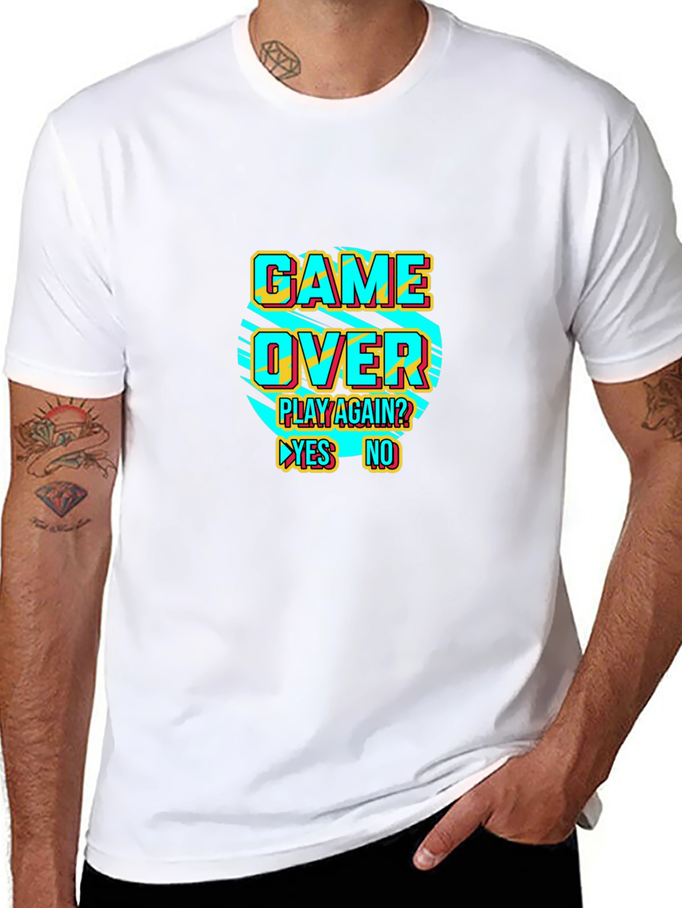 Game Over Play Again? Graphic T-Shirt