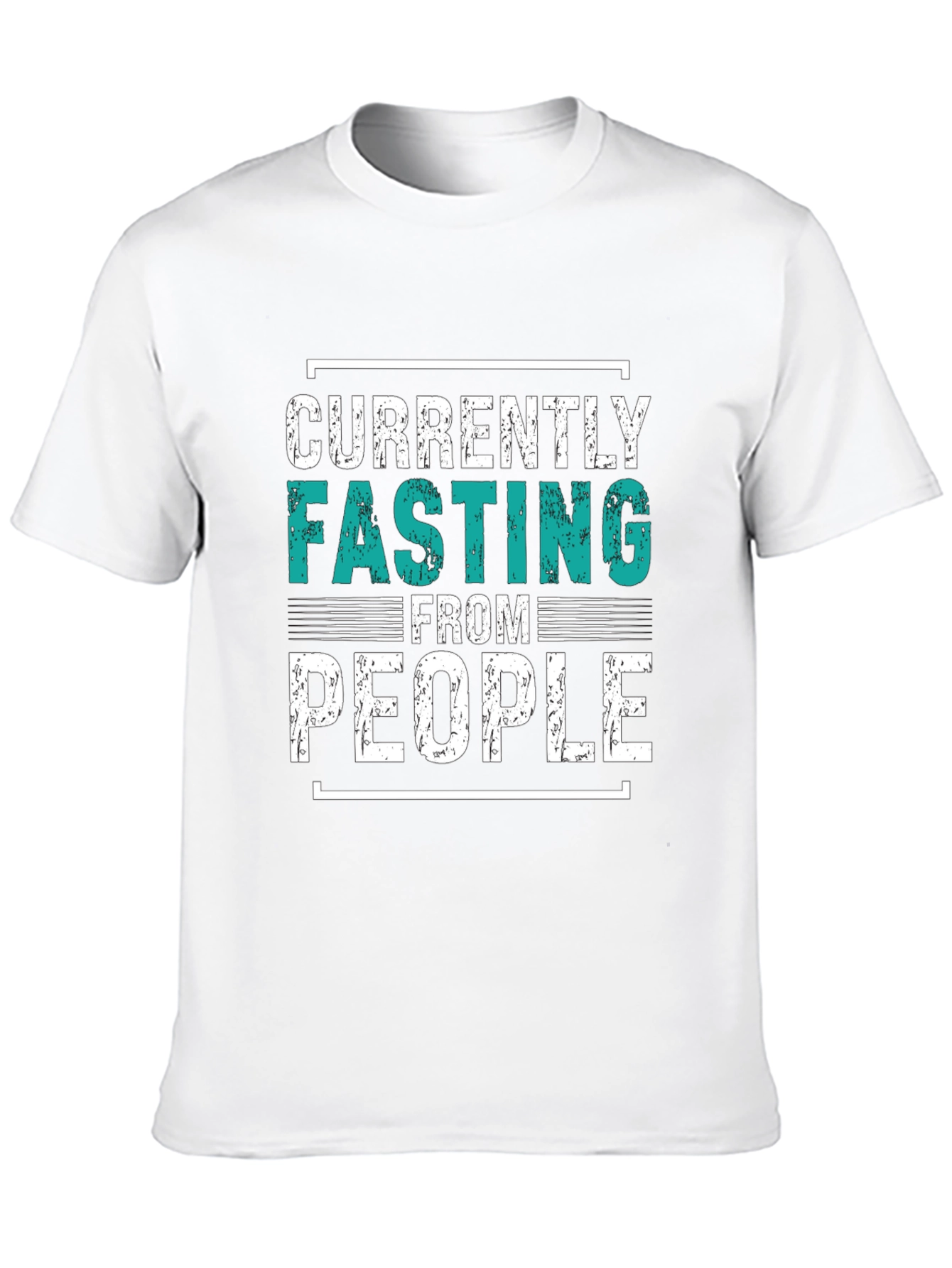Currently Fasting From People Graphic Tee