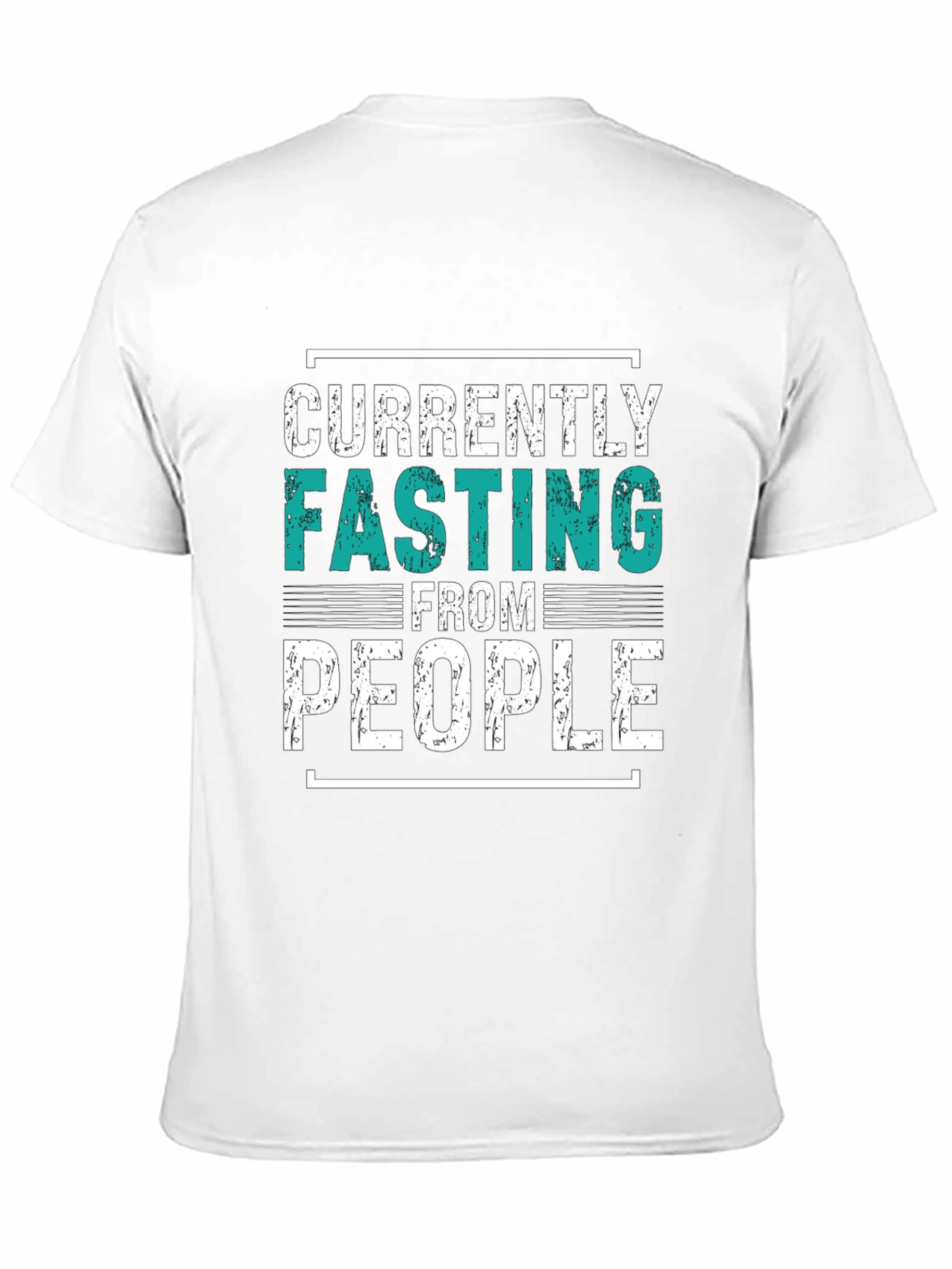 Currently Fasting From People Graphic Tee