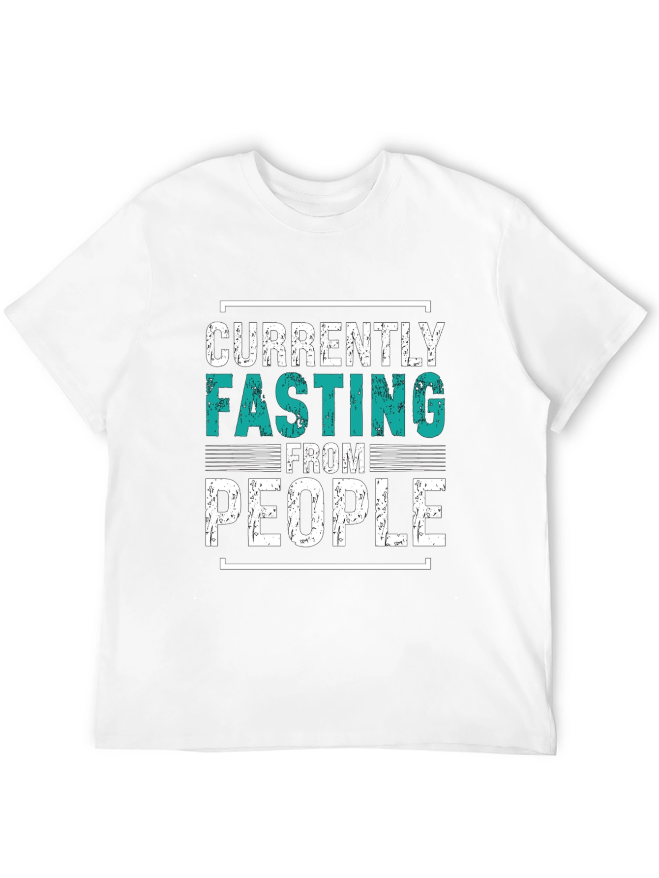 Currently Fasting From People Graphic Tee