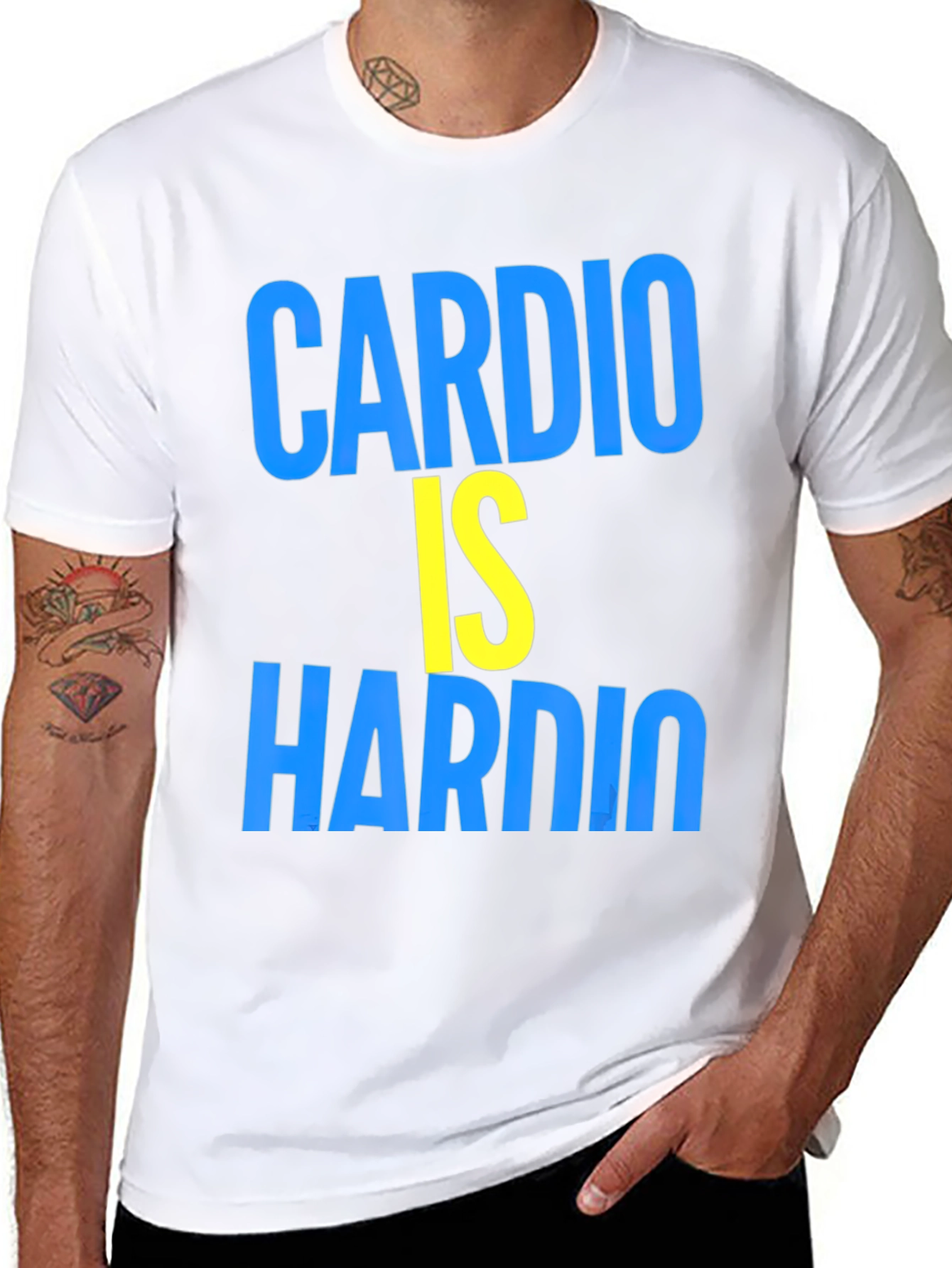 Cardio Is Hardio Funny Workout Shirt