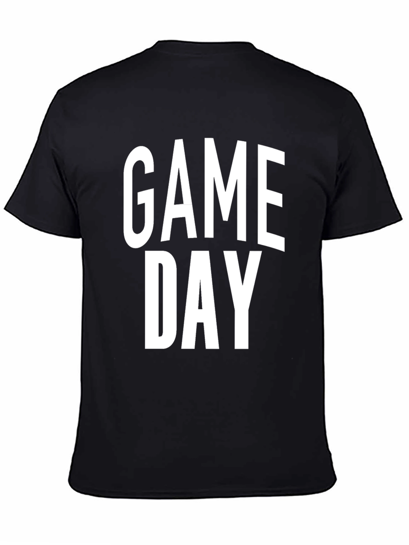Game Day Black Graphic Tee