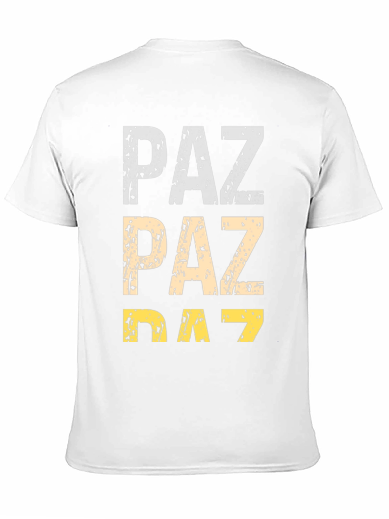 PAZ Graphic Print Mens Black T-Shirt